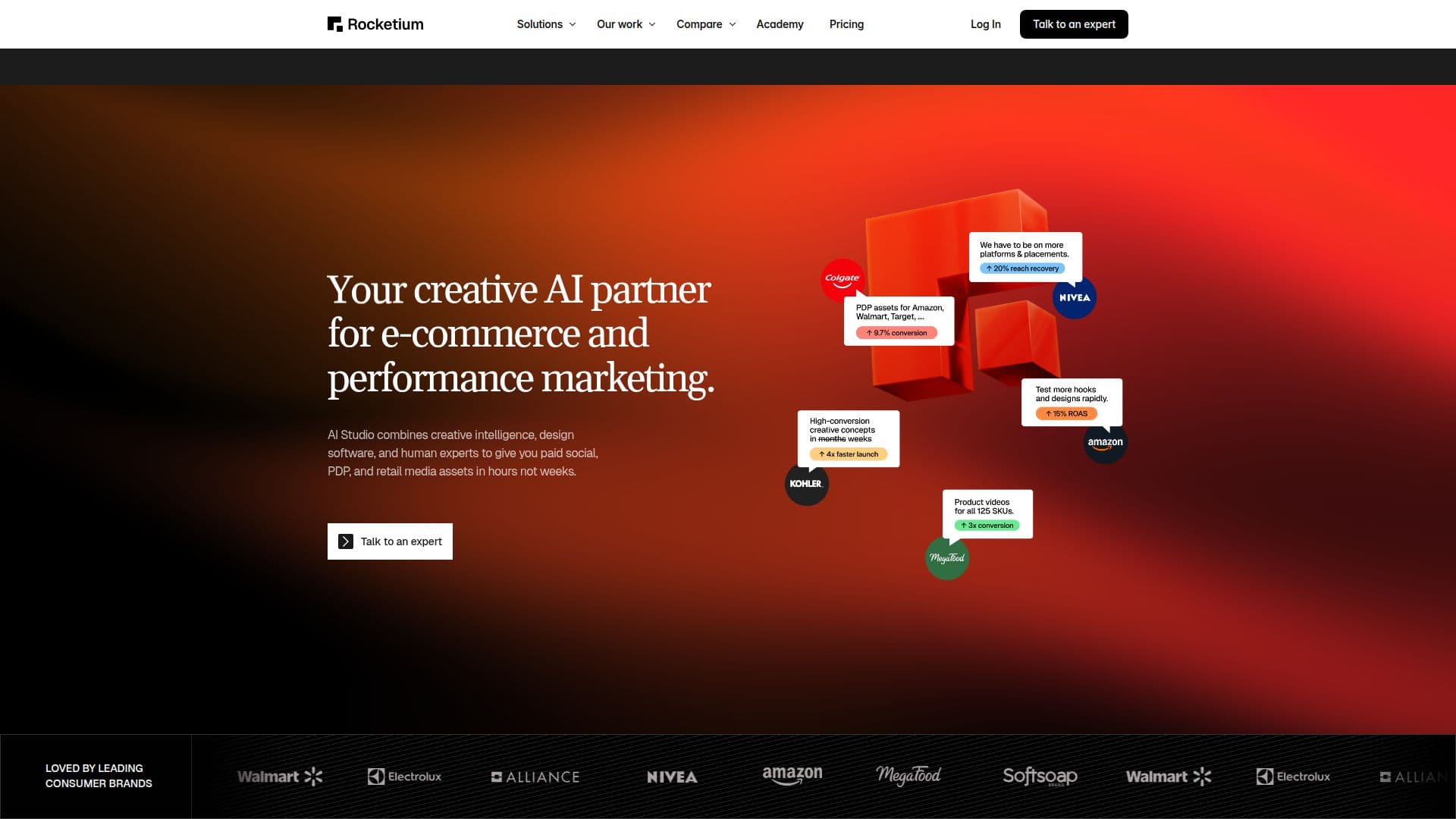 Rocketium AI Studio screenshot