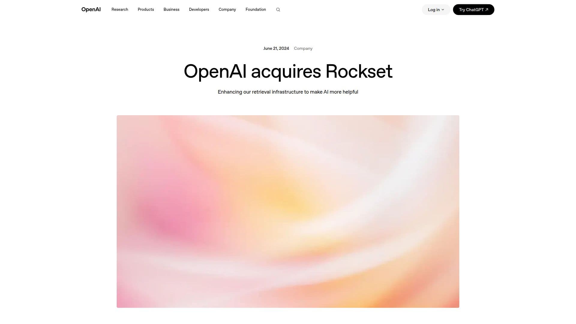 Rockset screenshot