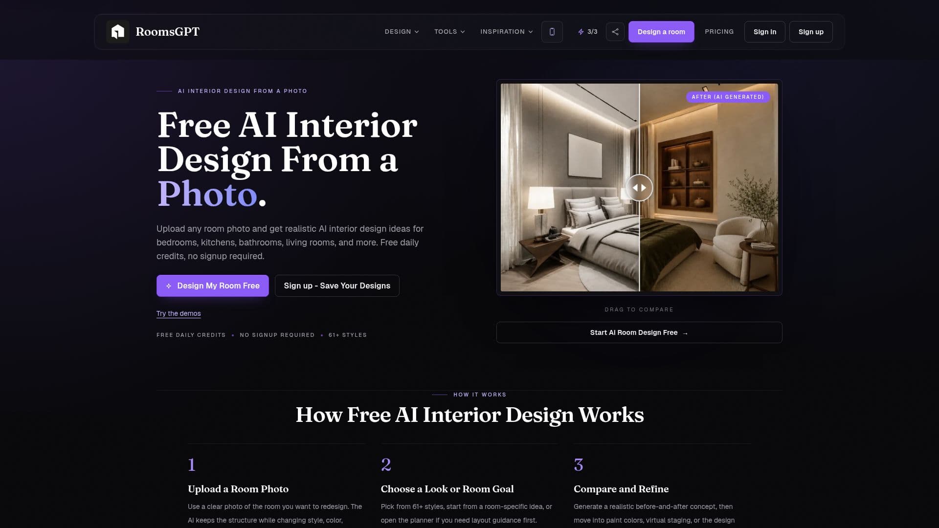 RoomsGPT: AI 인테리어 디자인 도구 screenshot