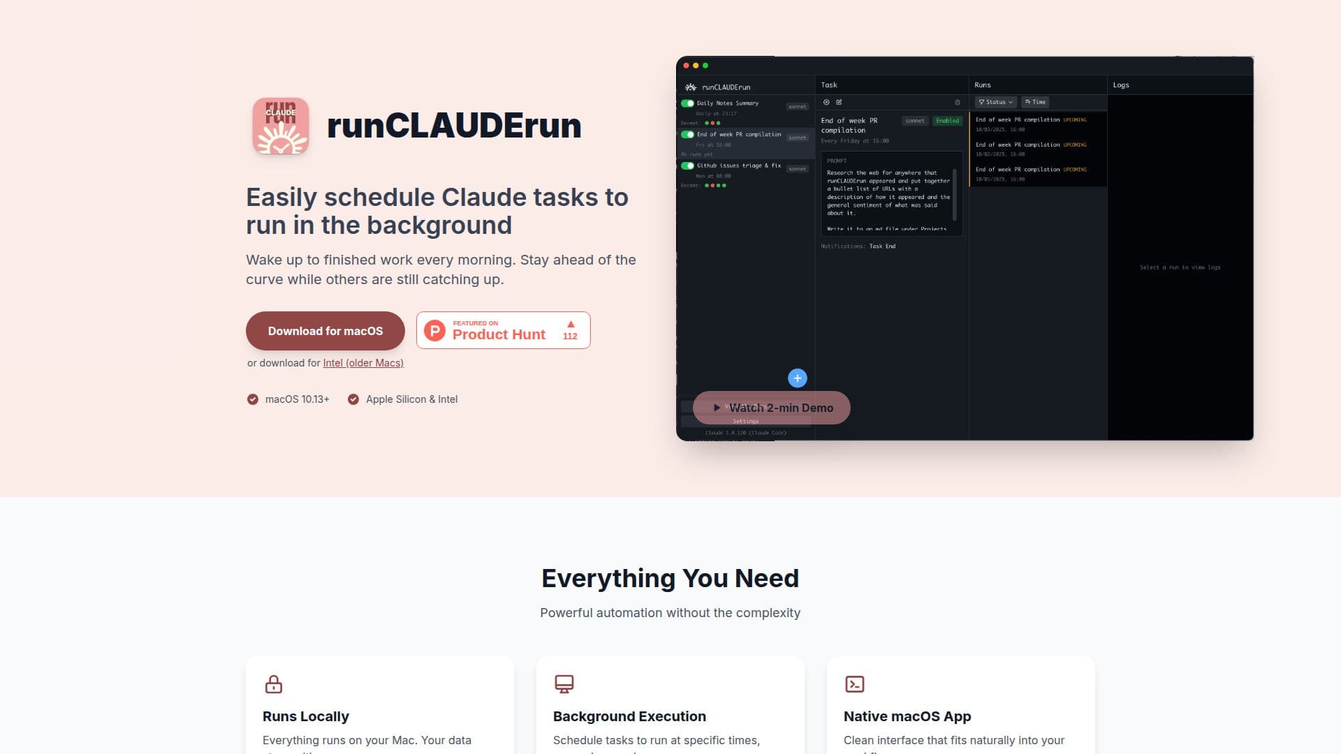 لقطة شاشة لـ runCLAUDErun