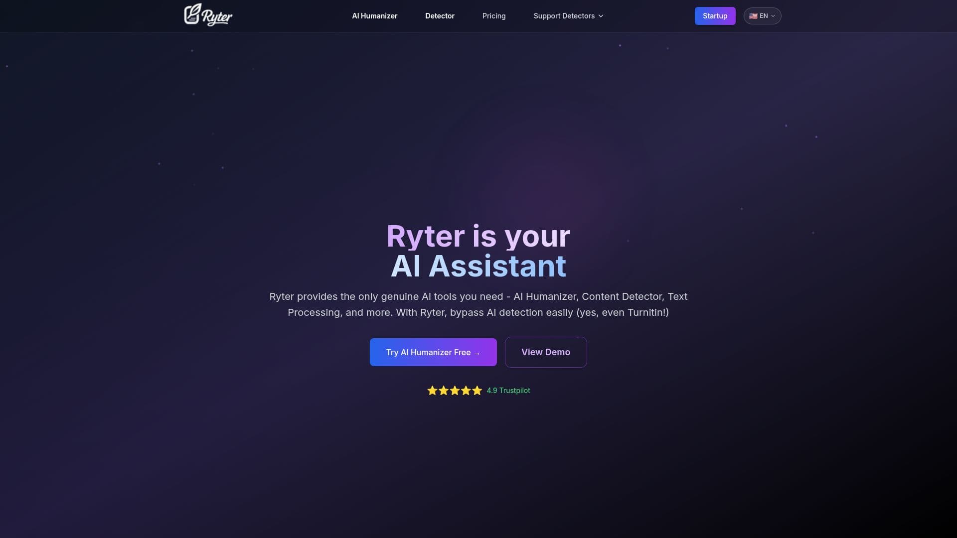 Tangkapan layar Ryter Pro