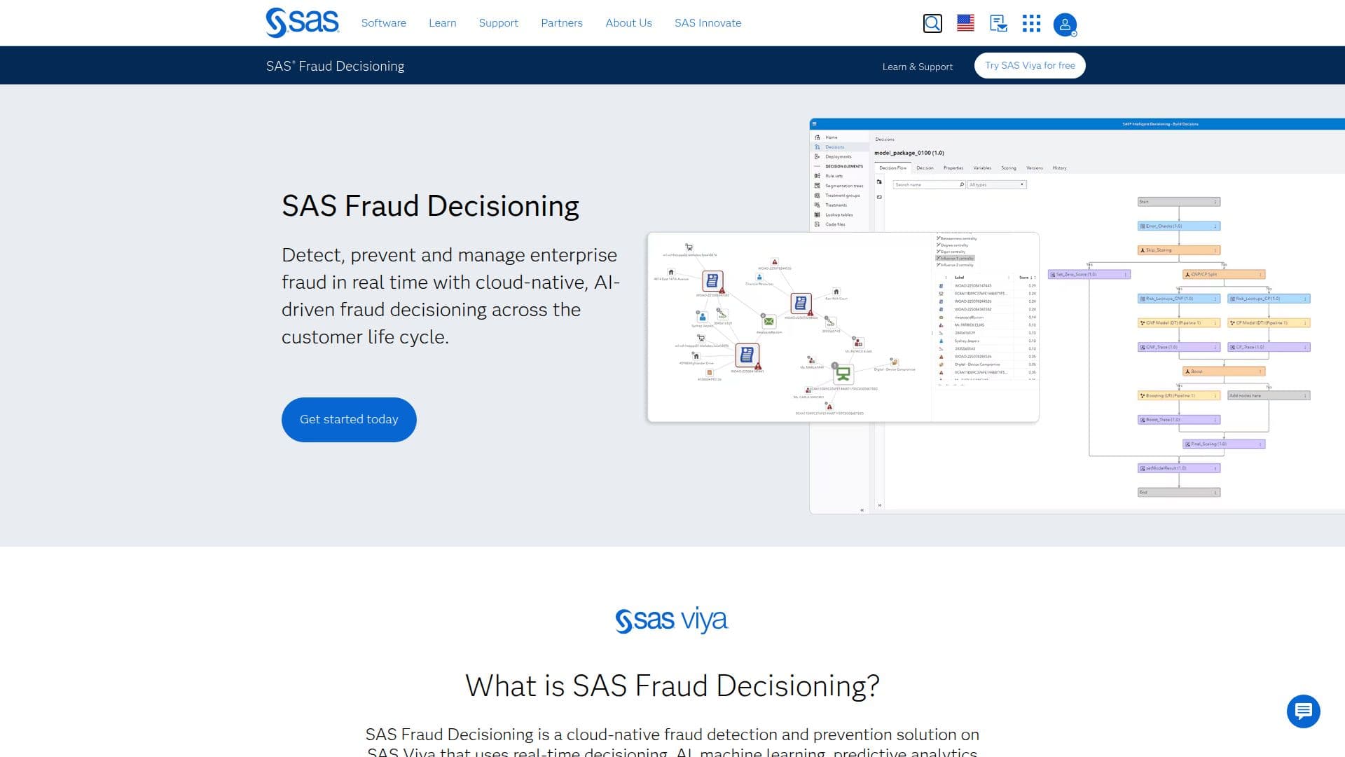 SAS Fraud Management screenshot