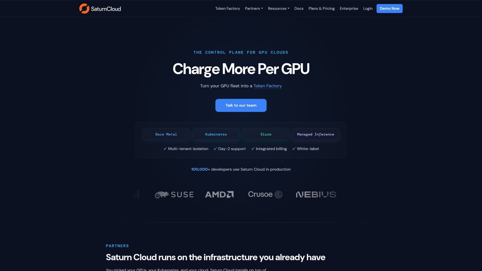 Saturn Cloud screenshot