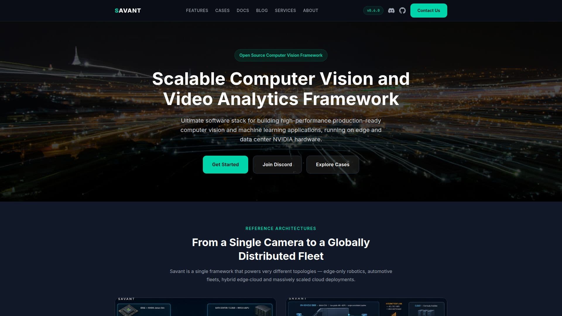 Savant Framework screenshot