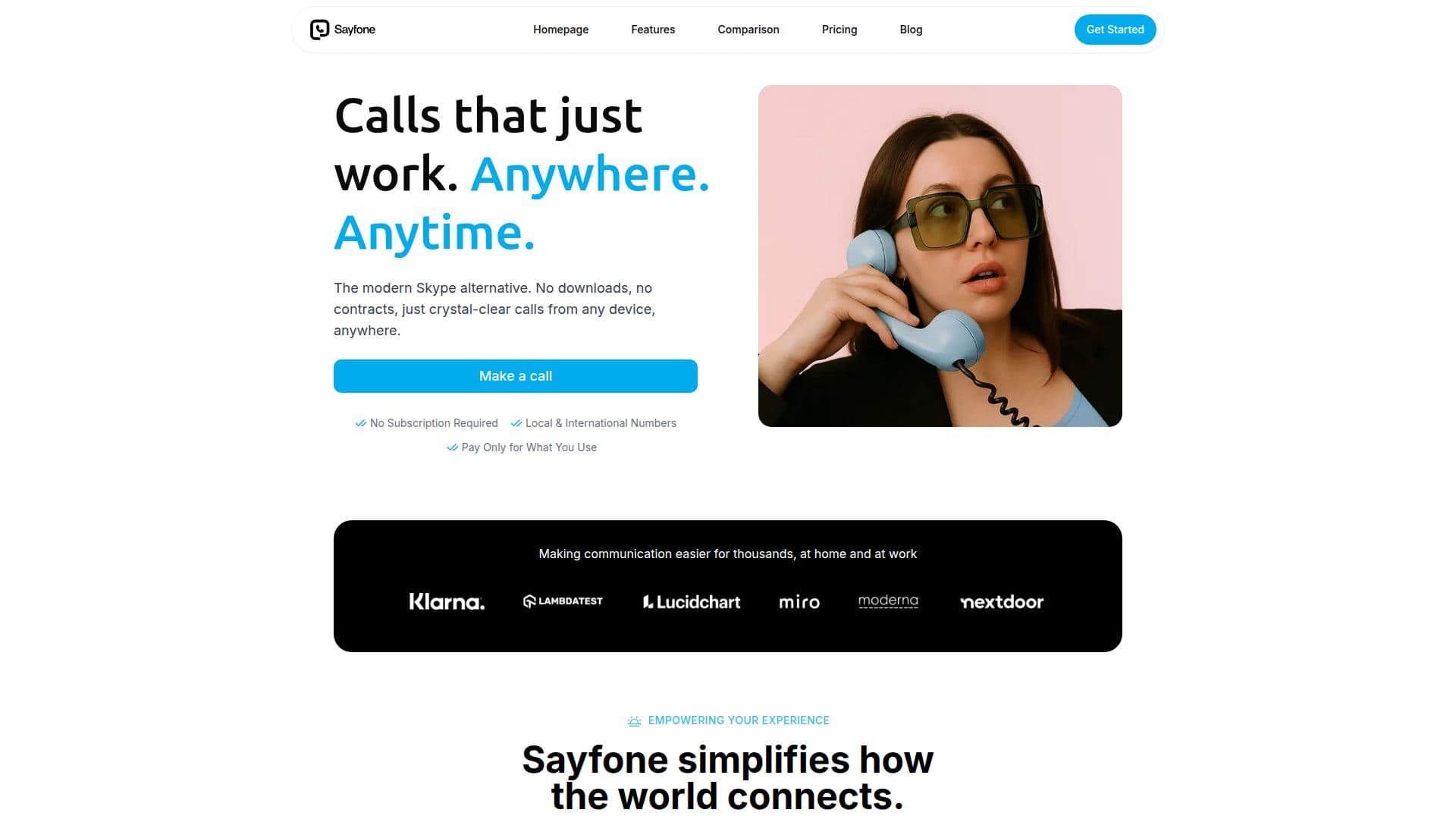 Sayfone 스크린샷