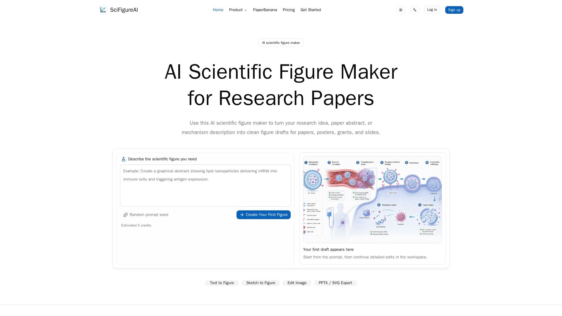 Tangkapan layar SciFigureAI