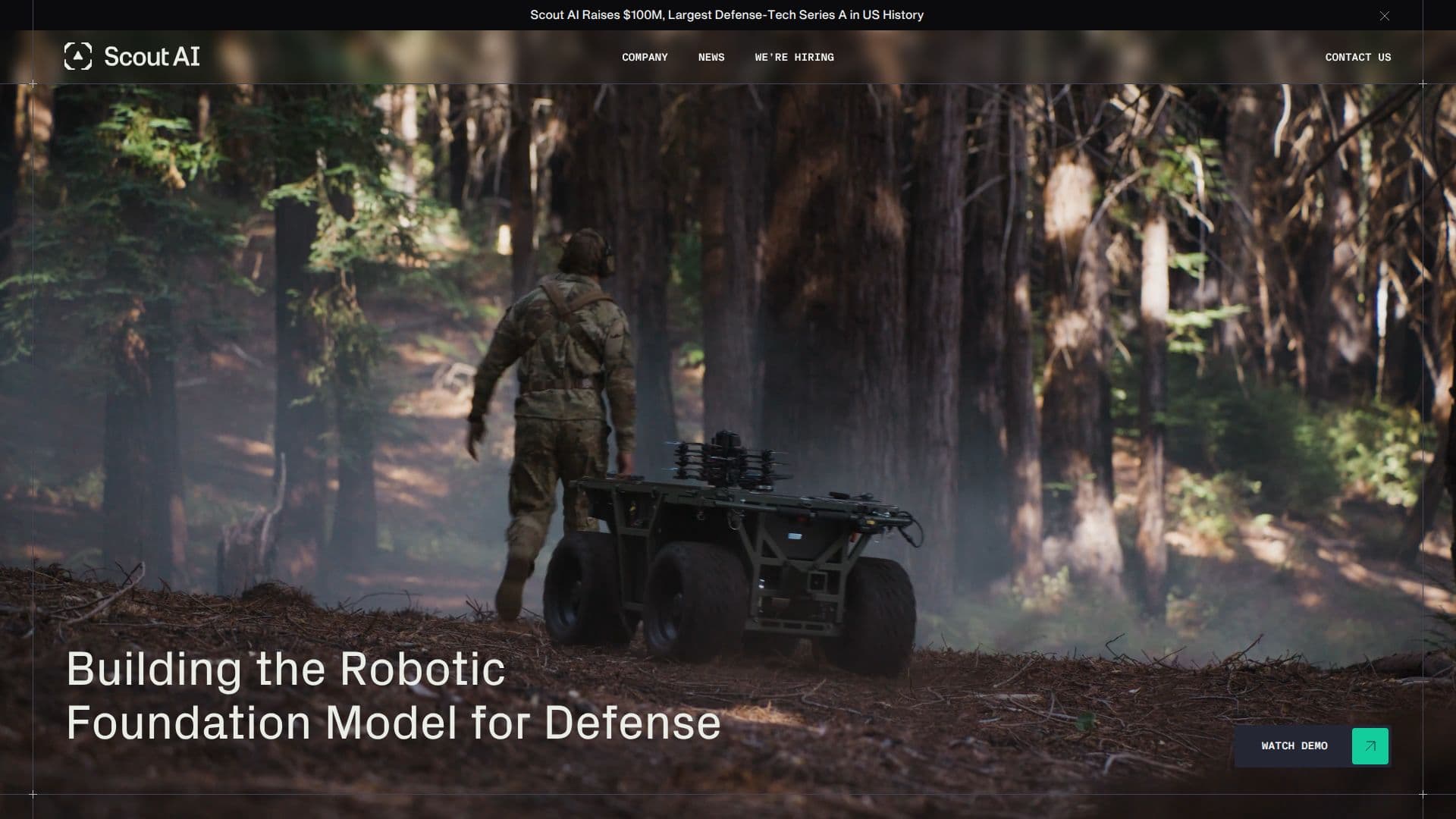 Scout AI – Verteidigungsrobotik-Modell screenshot
