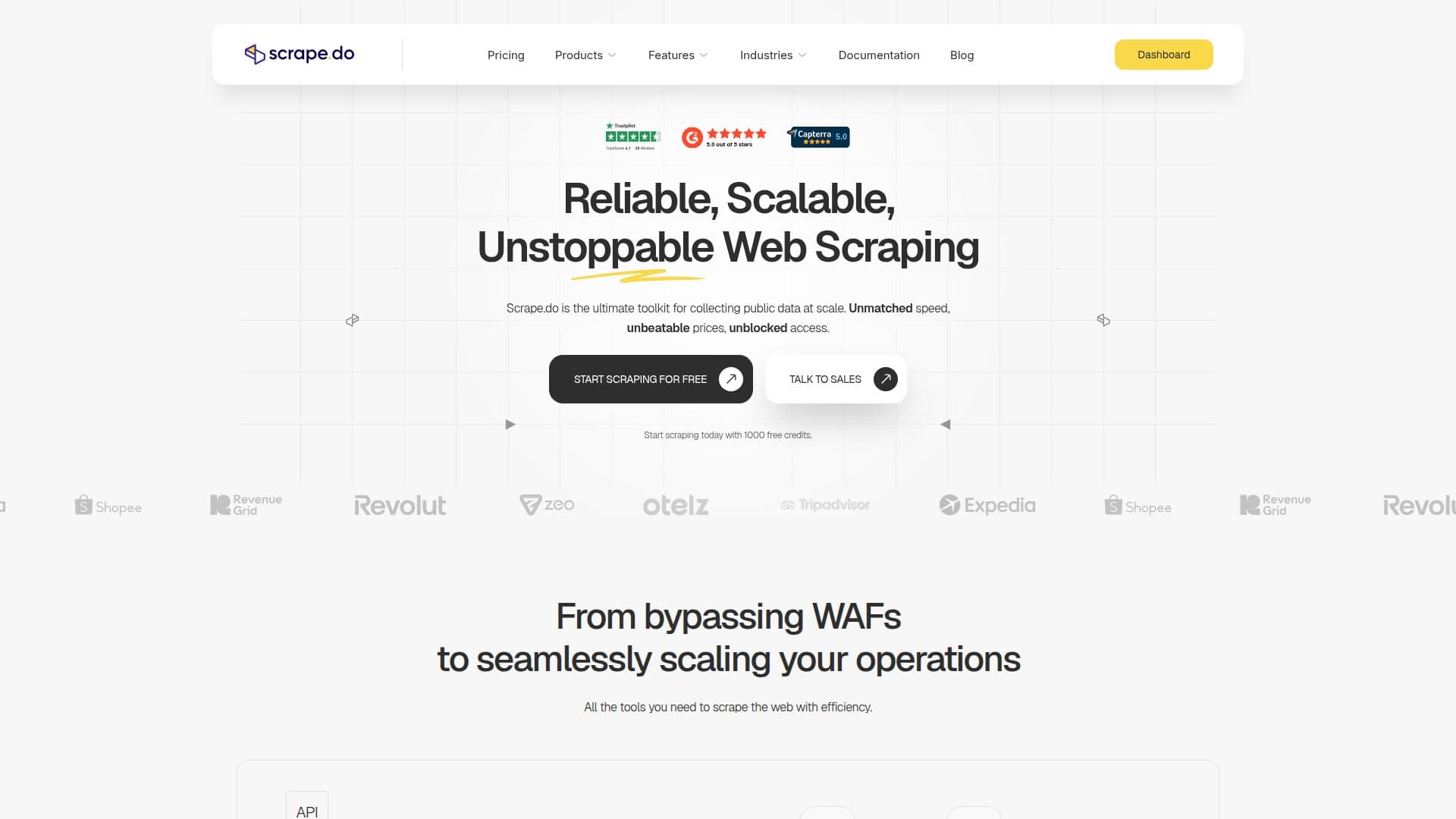 Scrape.do Alat Pengambilan Data Web screenshot
