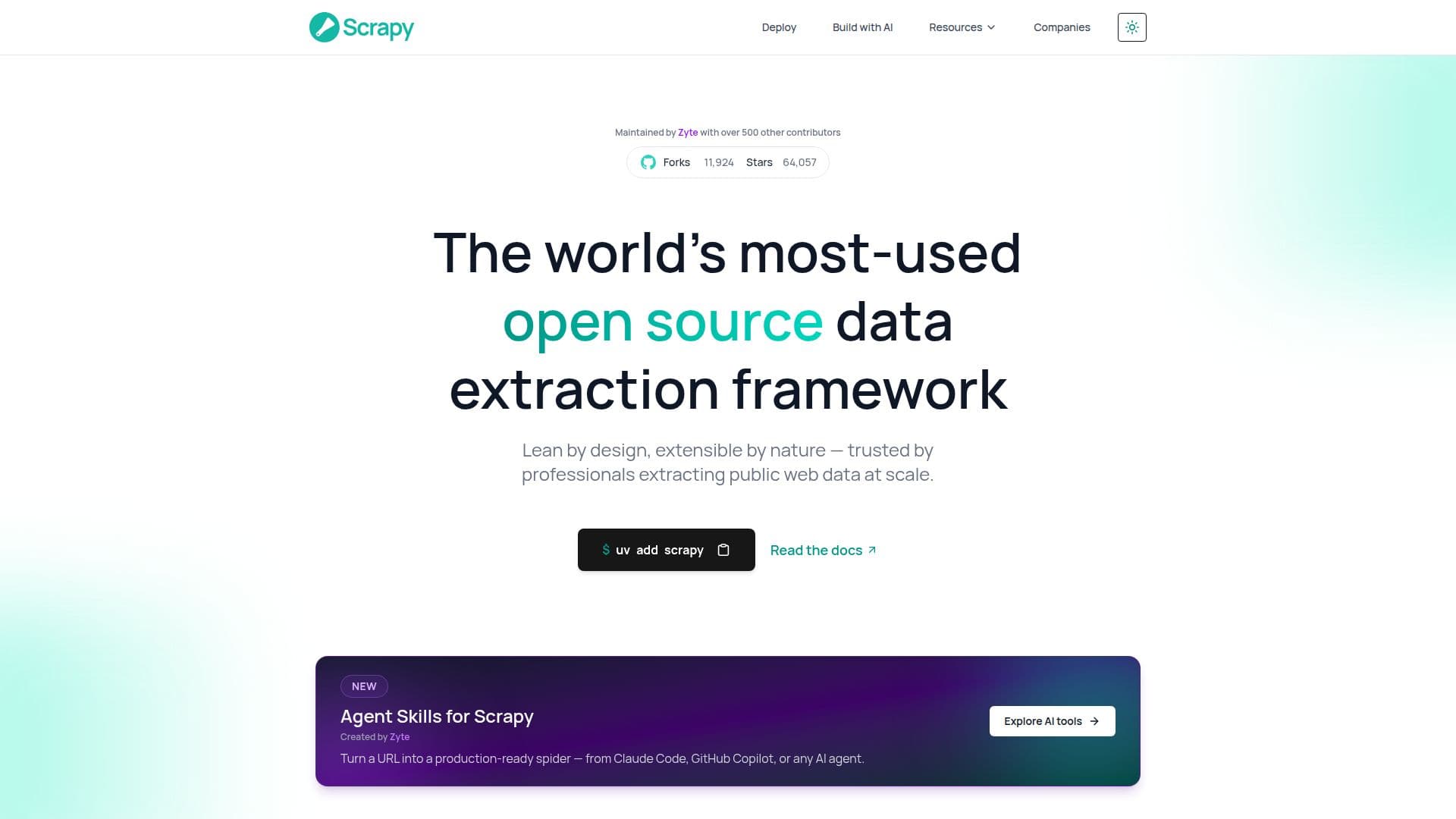 Scrapy screenshot