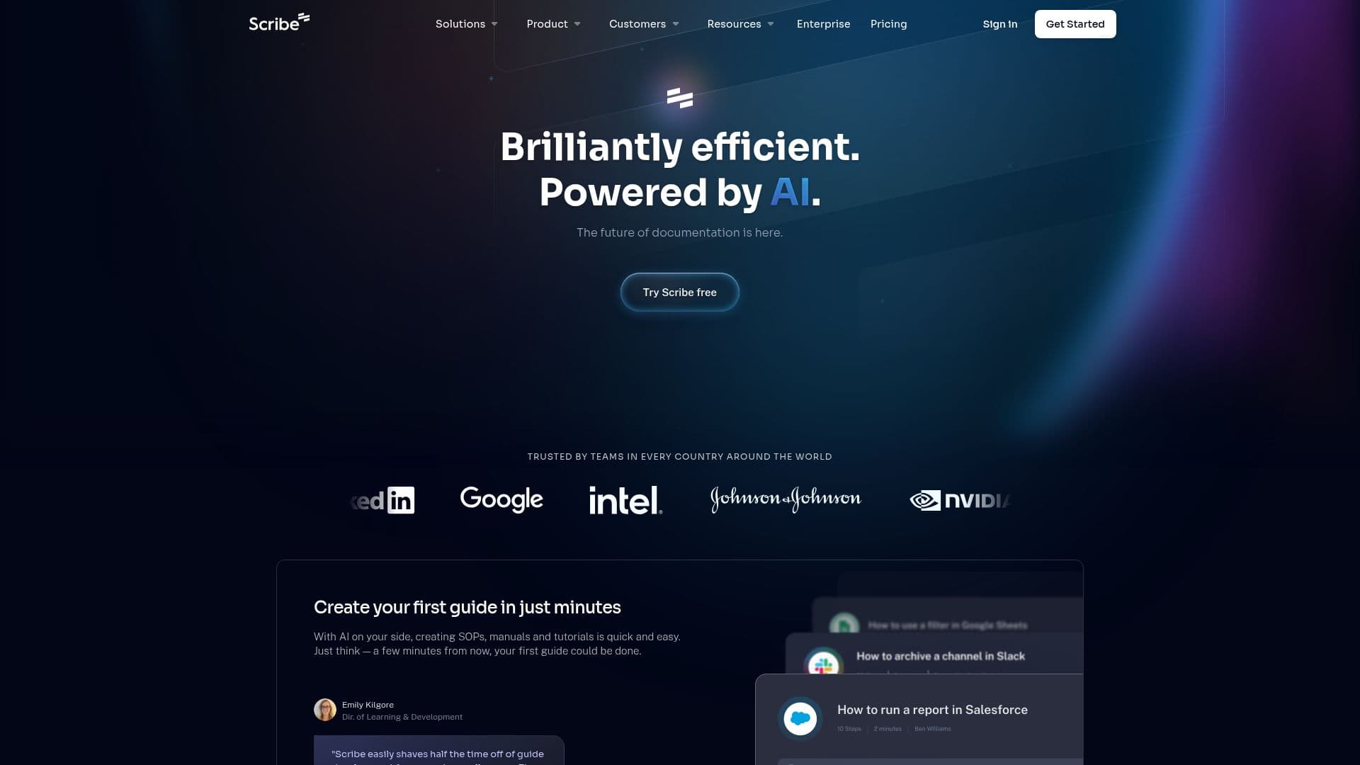 Scribe - AI Documentation Software screenshot
