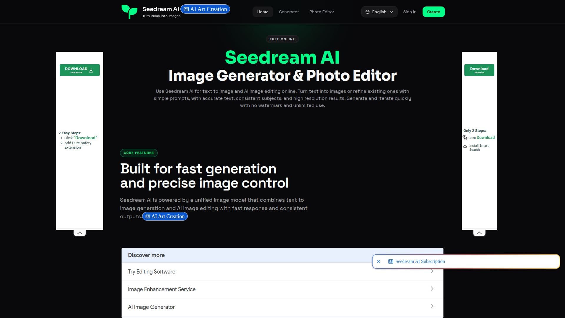 Screenshot von Seedream 4.5