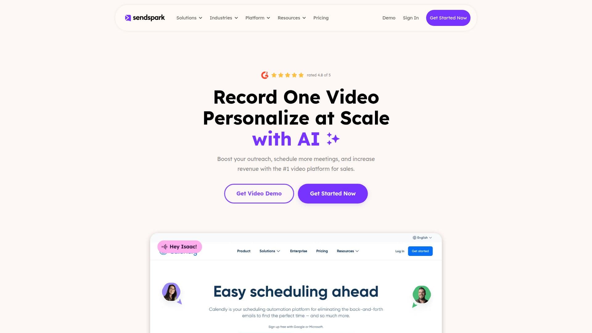 Sendspark | AI Video Personalization screenshot