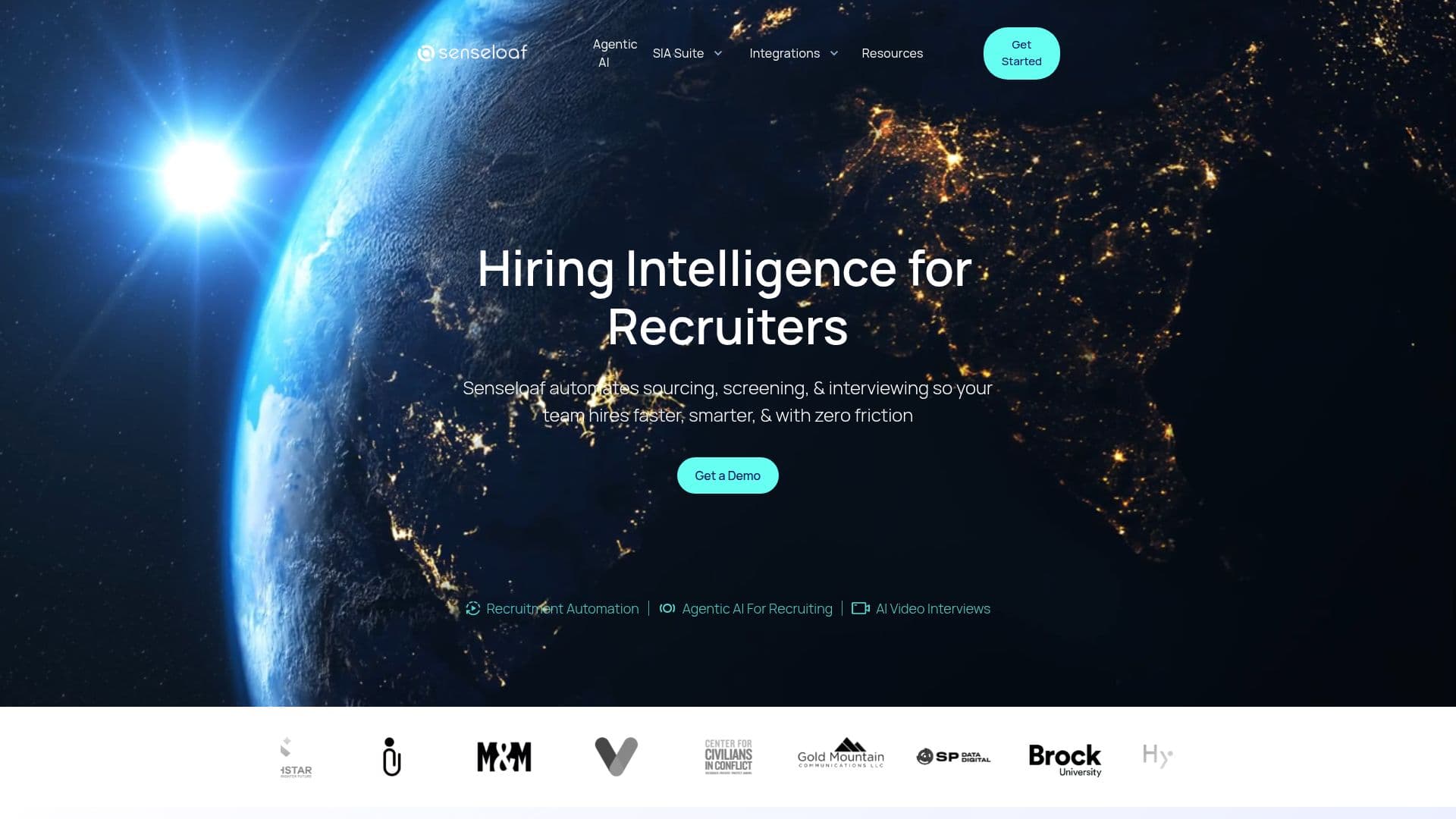 Senseloaf AI Recruiting Software screenshot