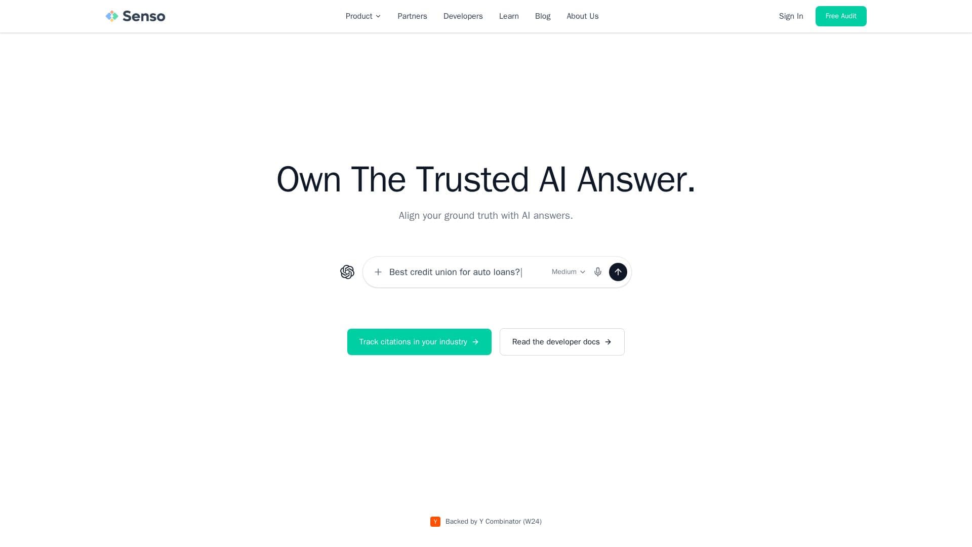Senso.ai | The Trusted AI Answer screenshot