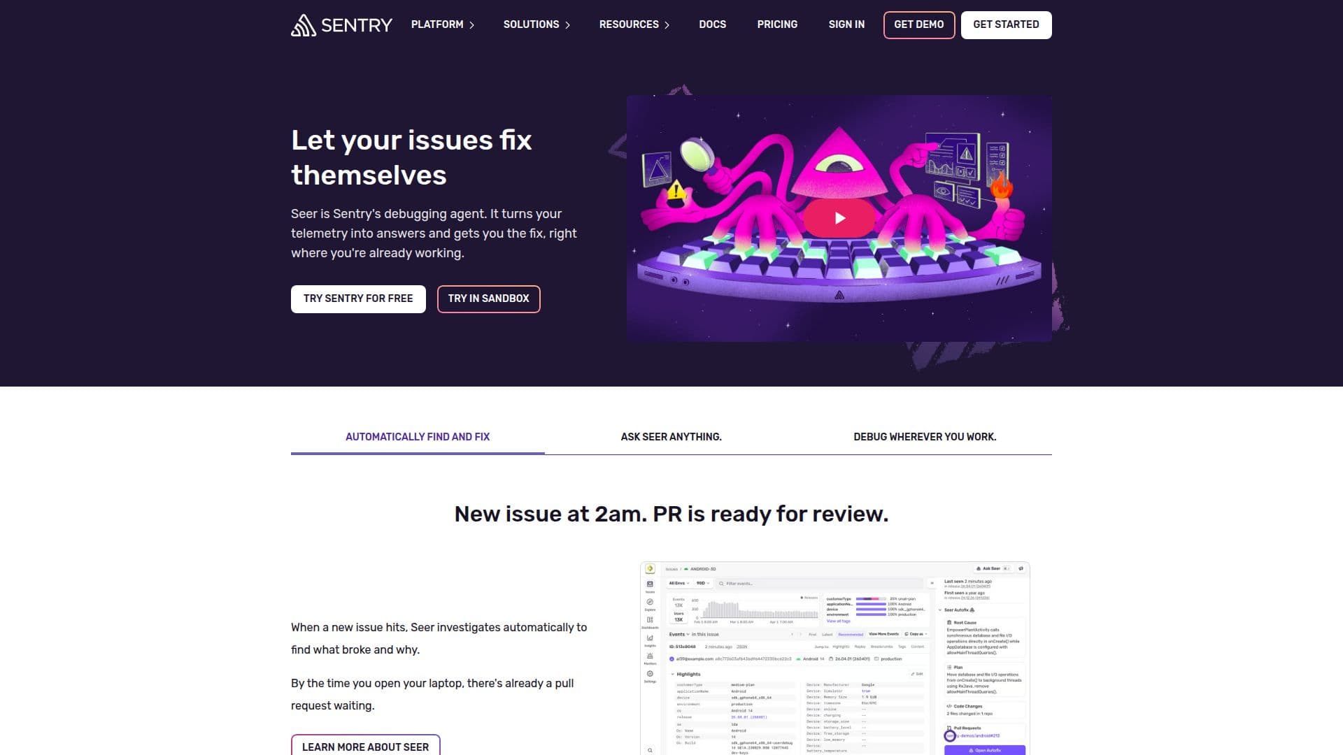 Sentry Seer screenshot
