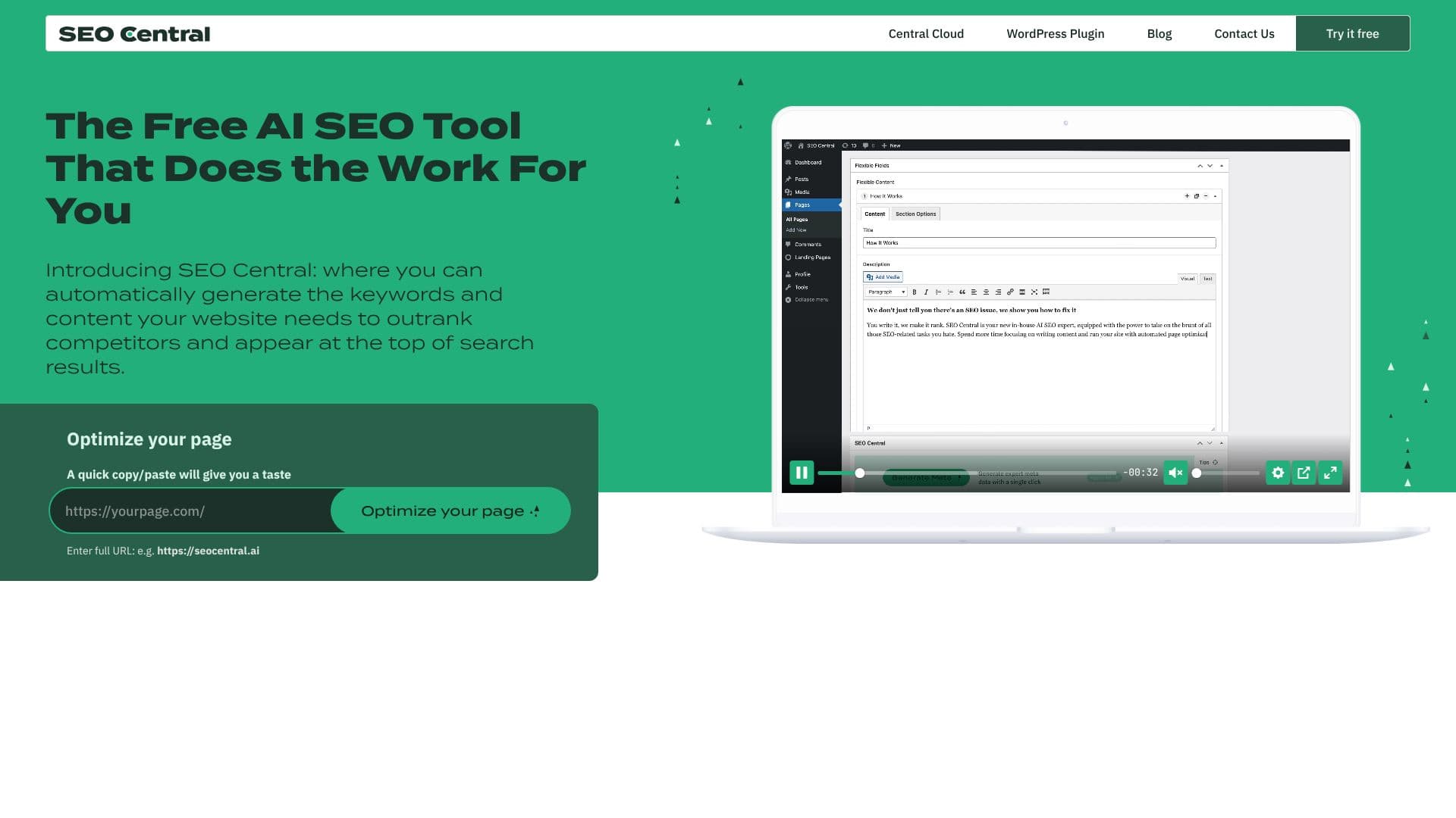 لقطة شاشة لـ SEO Central