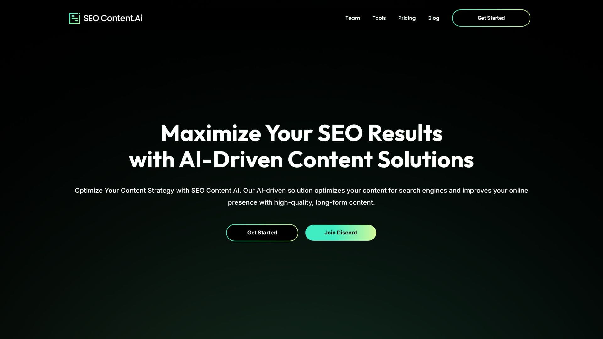SEO Content AI のスクリーンショット