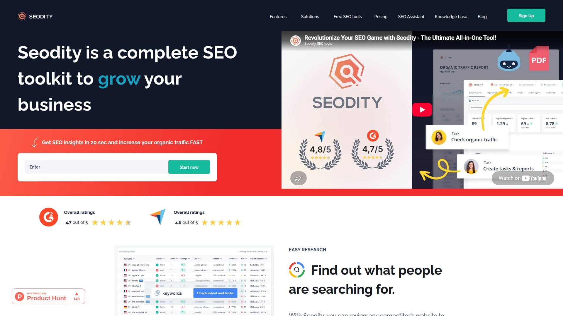 Seodity screenshot