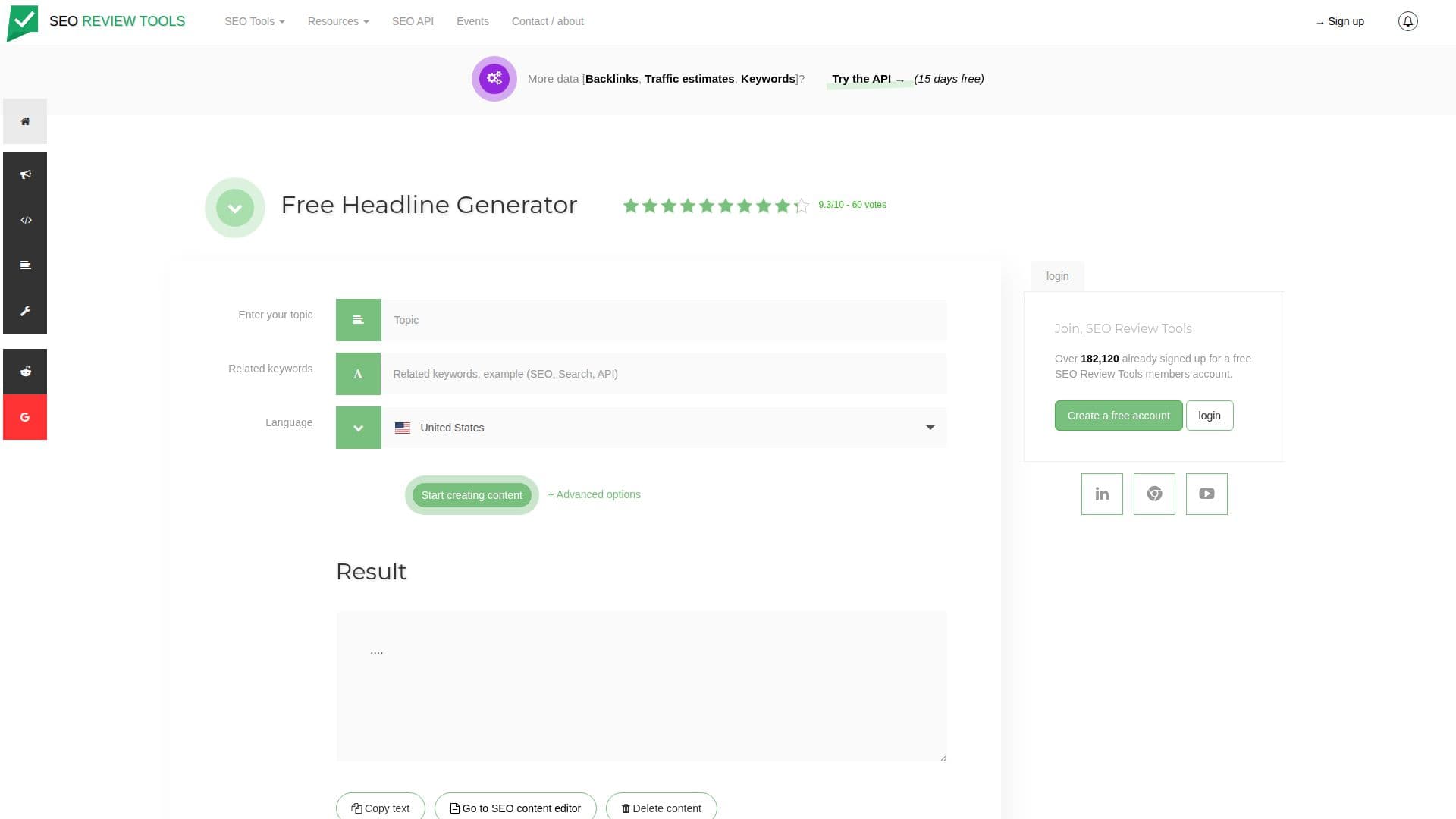 Générateur de Titres d'Outils d'Audit SEO screenshot