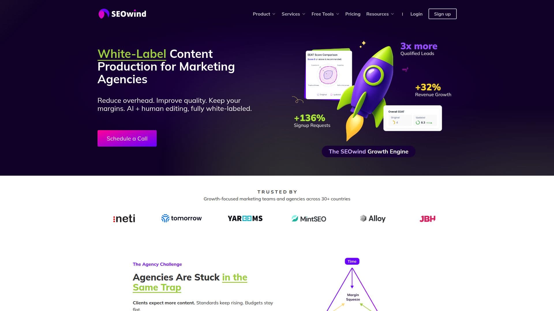 SEOwind screenshot