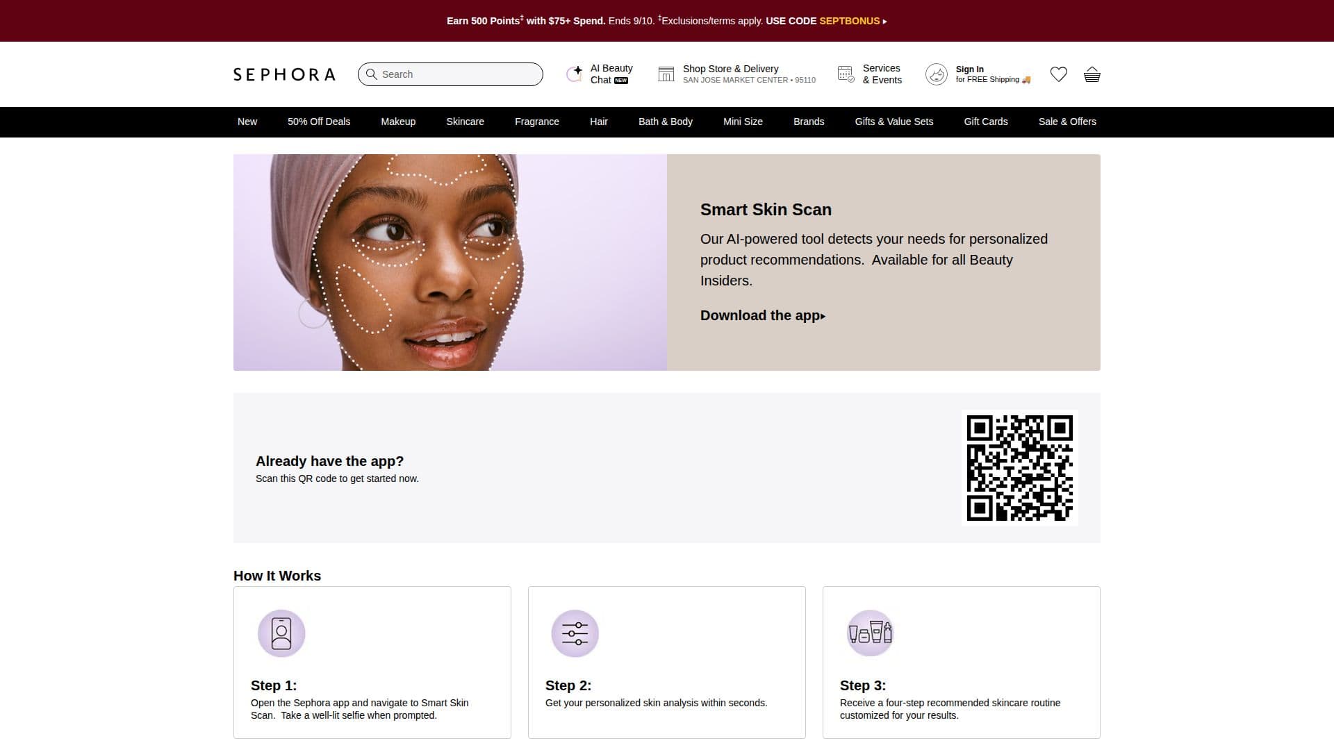 Sephora Virtual Artist screenshot