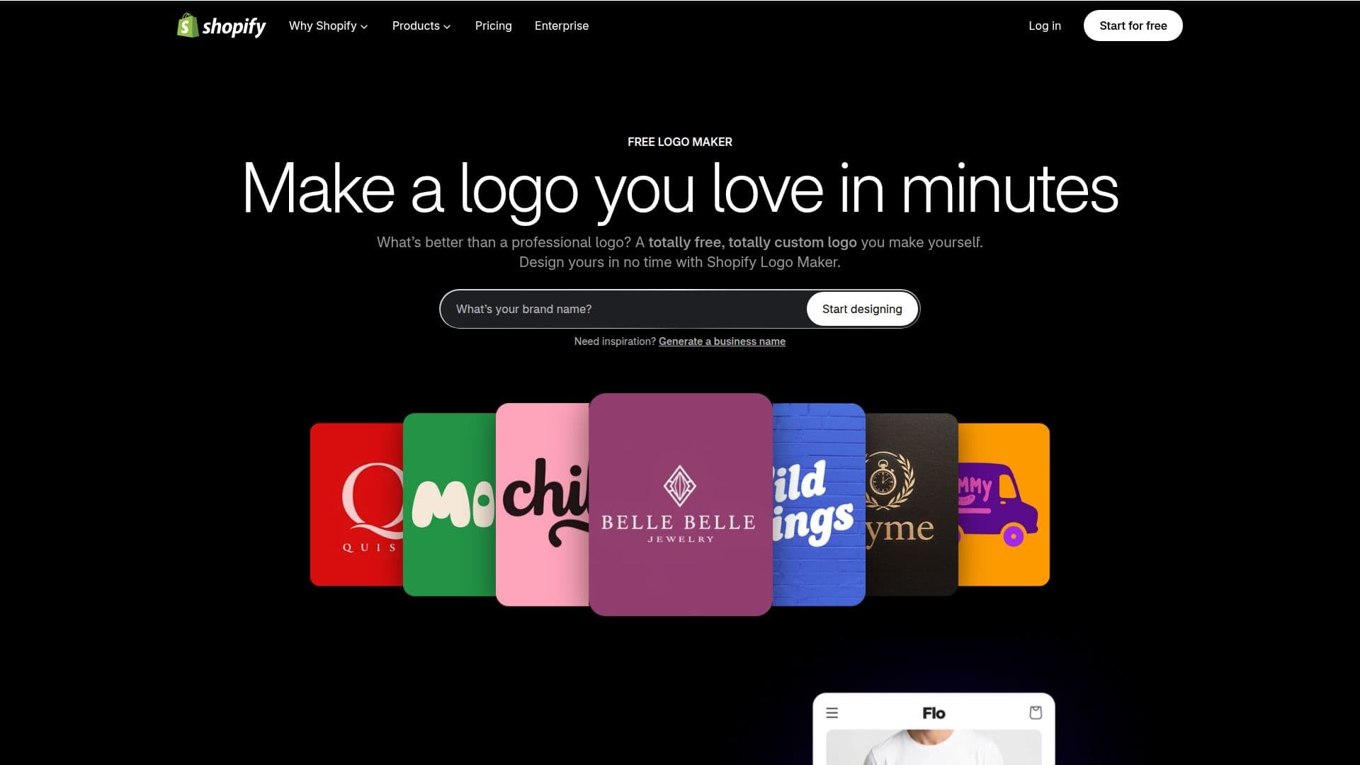 Shopify AI Logo Maker screenshot