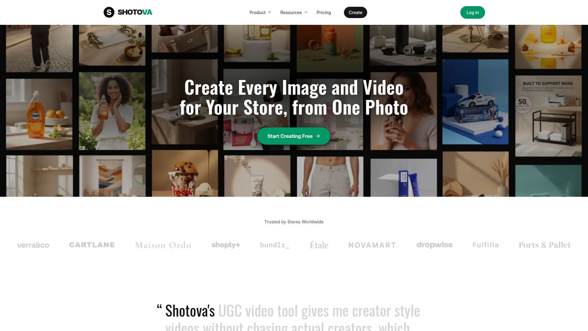 Shotova - AI Product Photography Tool screenshot