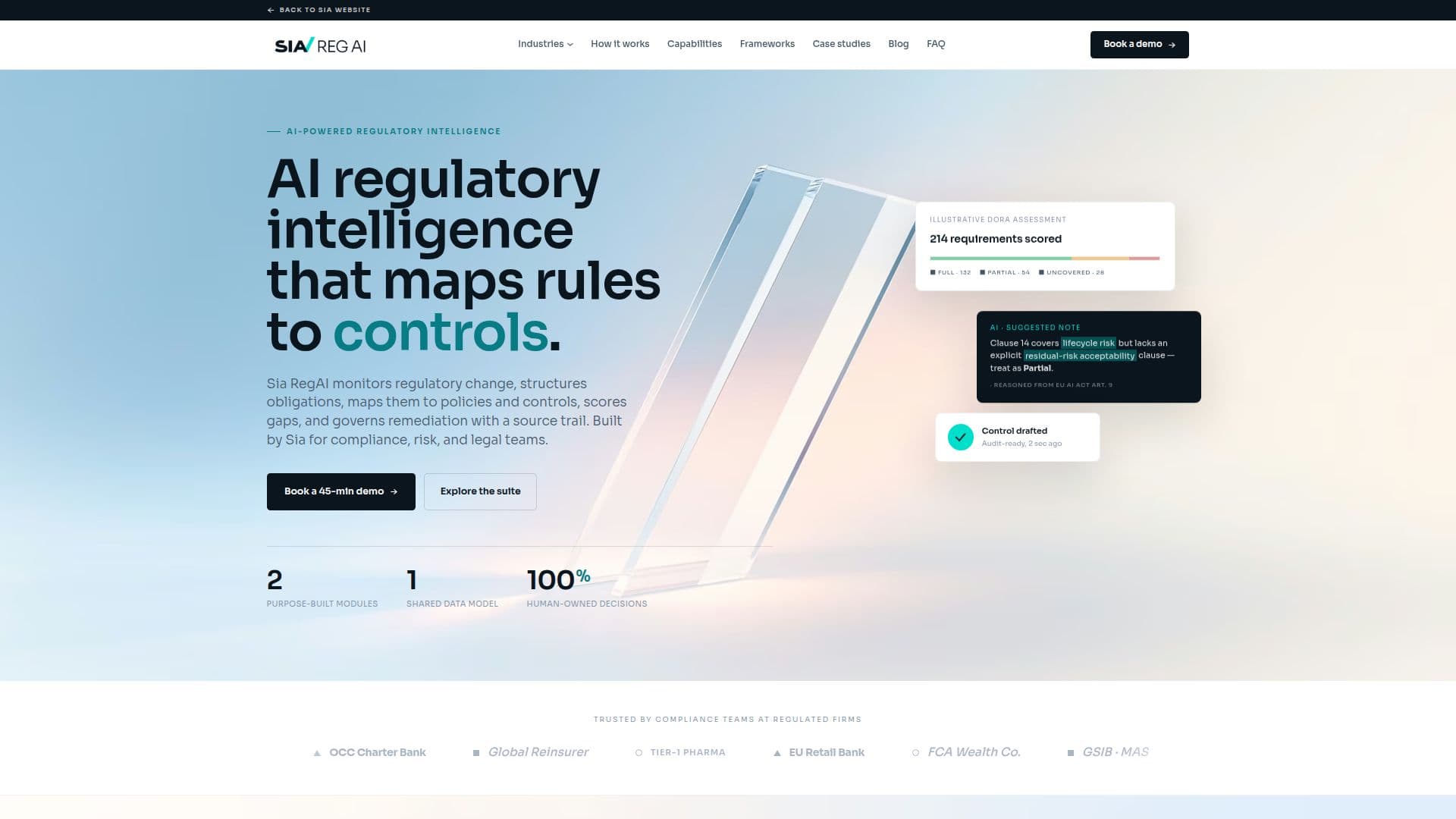Sia RegAI screenshot