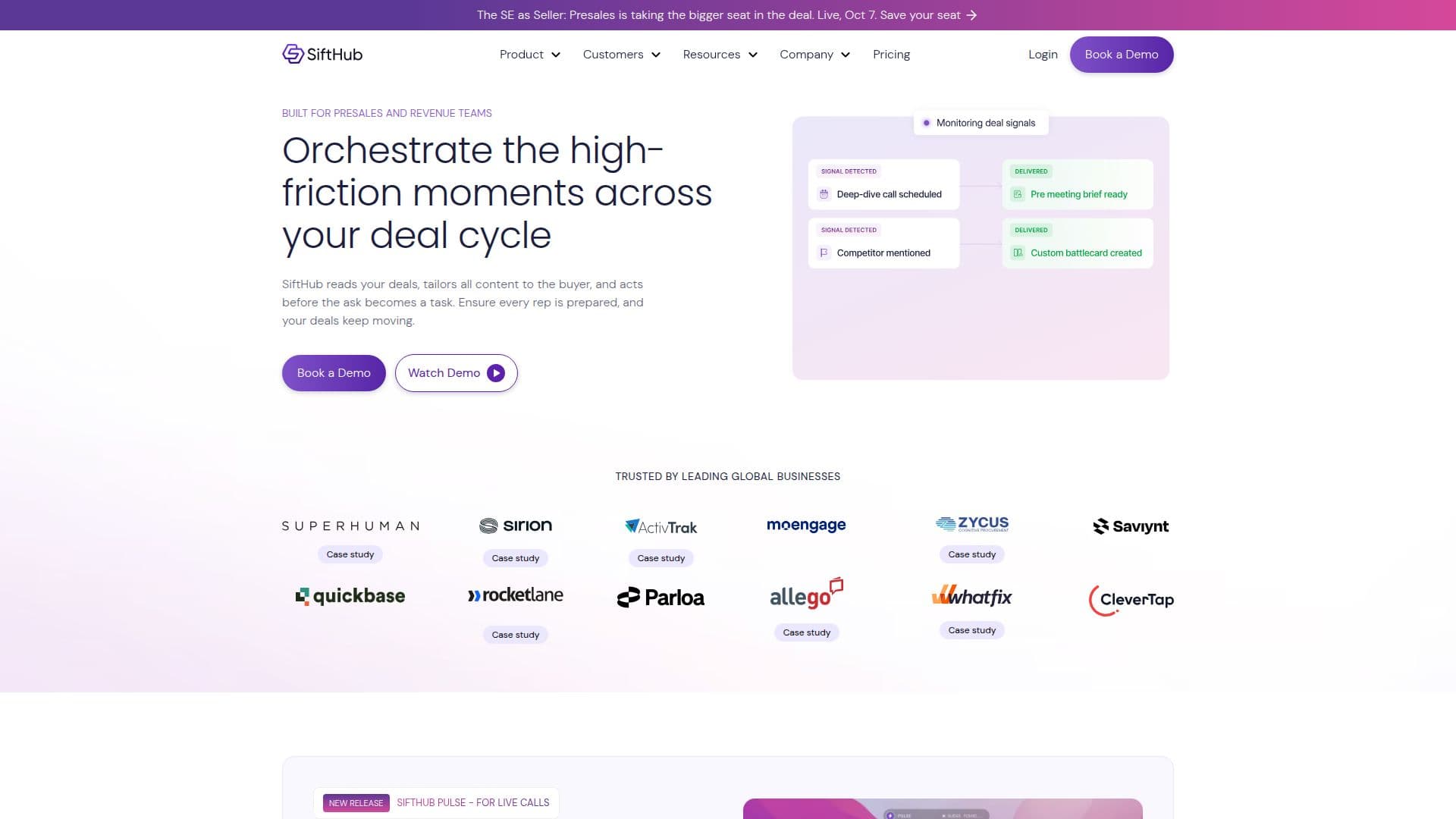 SiftHub screenshot