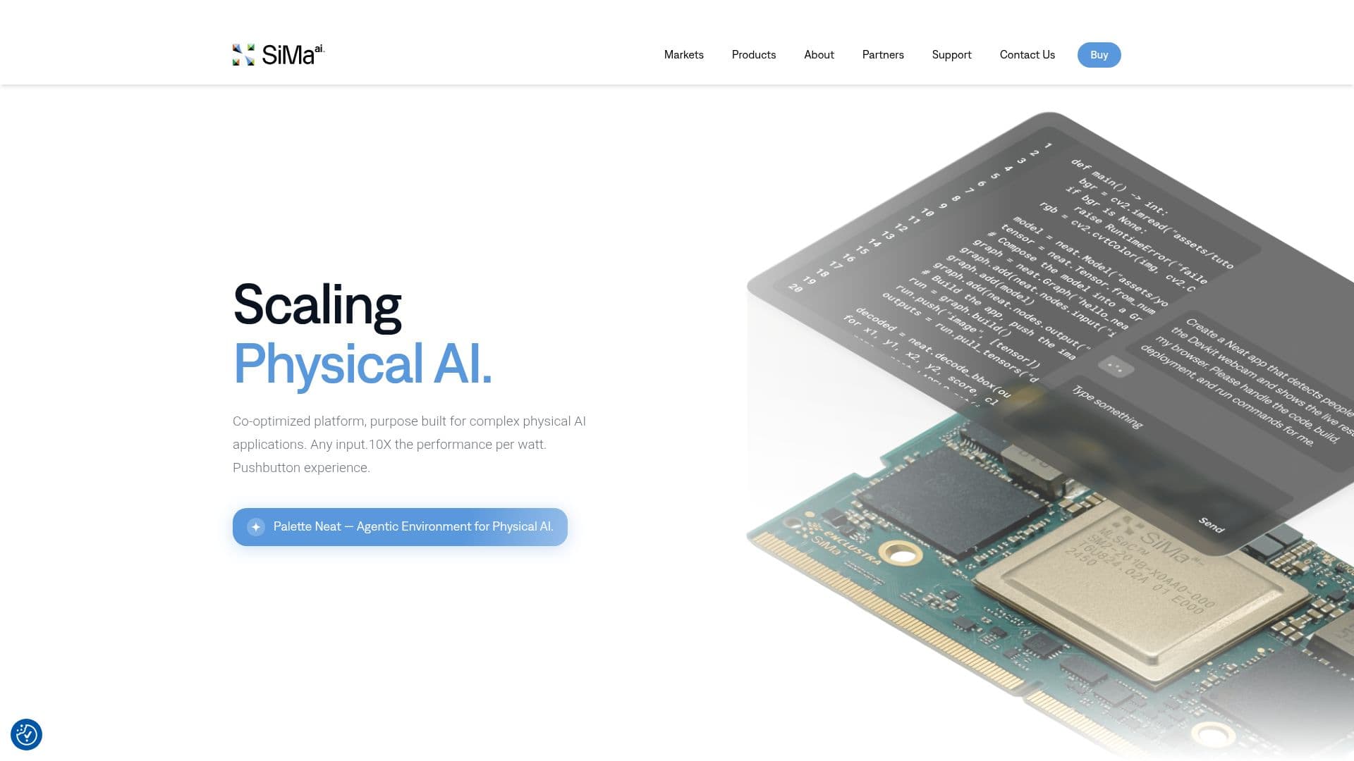 SiMa.ai MLSoC screenshot