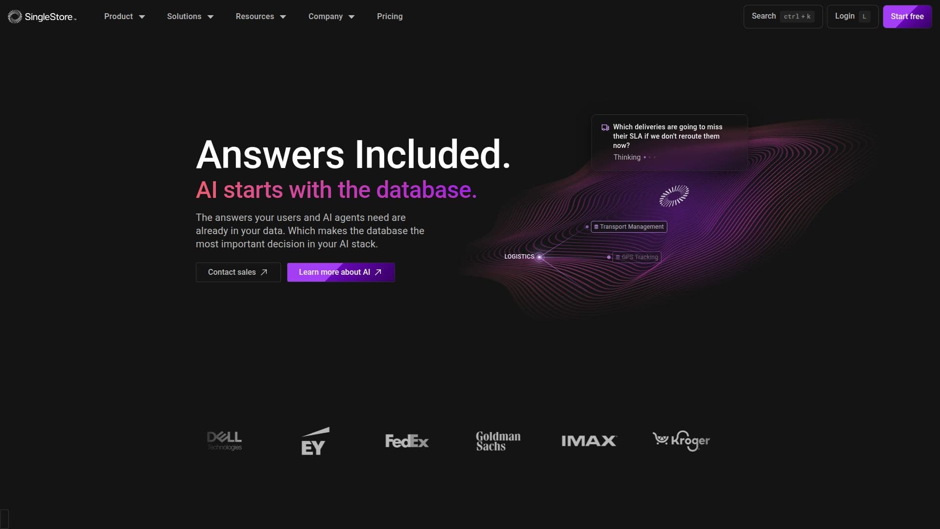 SingleStore screenshot