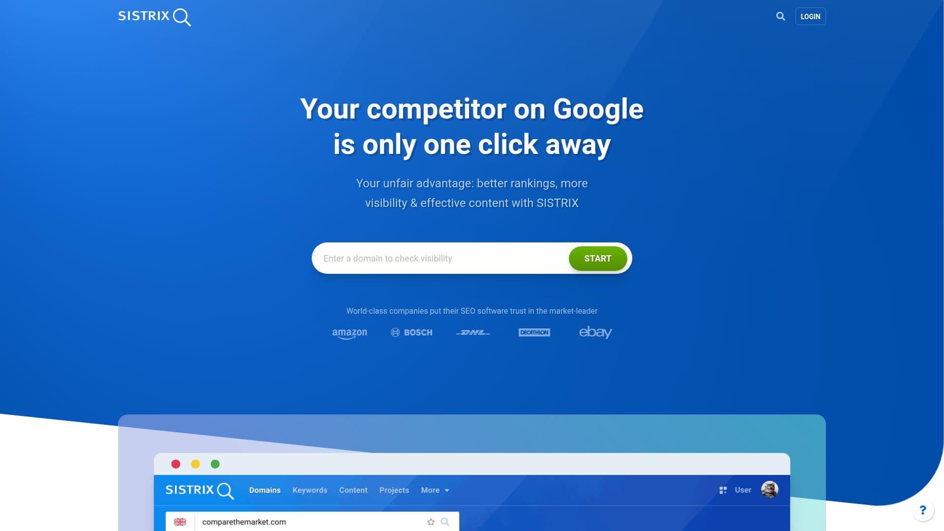 SISTRIX Toolbox screenshot