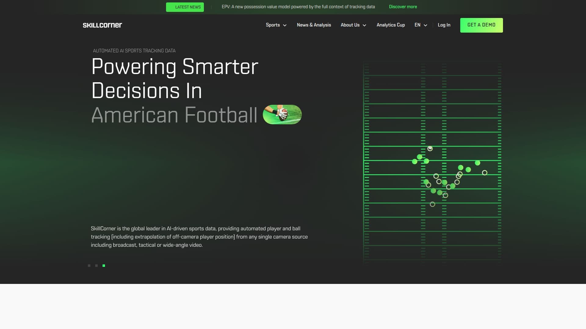 SkillCorner Спортивная Аналитика screenshot