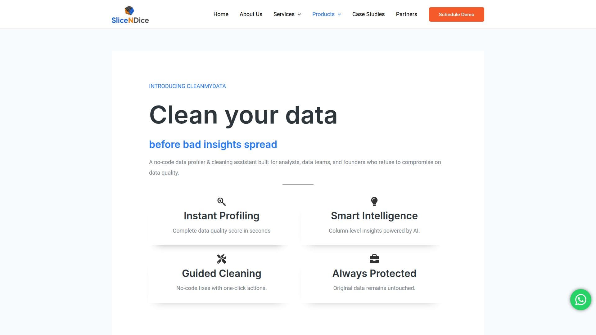 CleanMyData screenshot