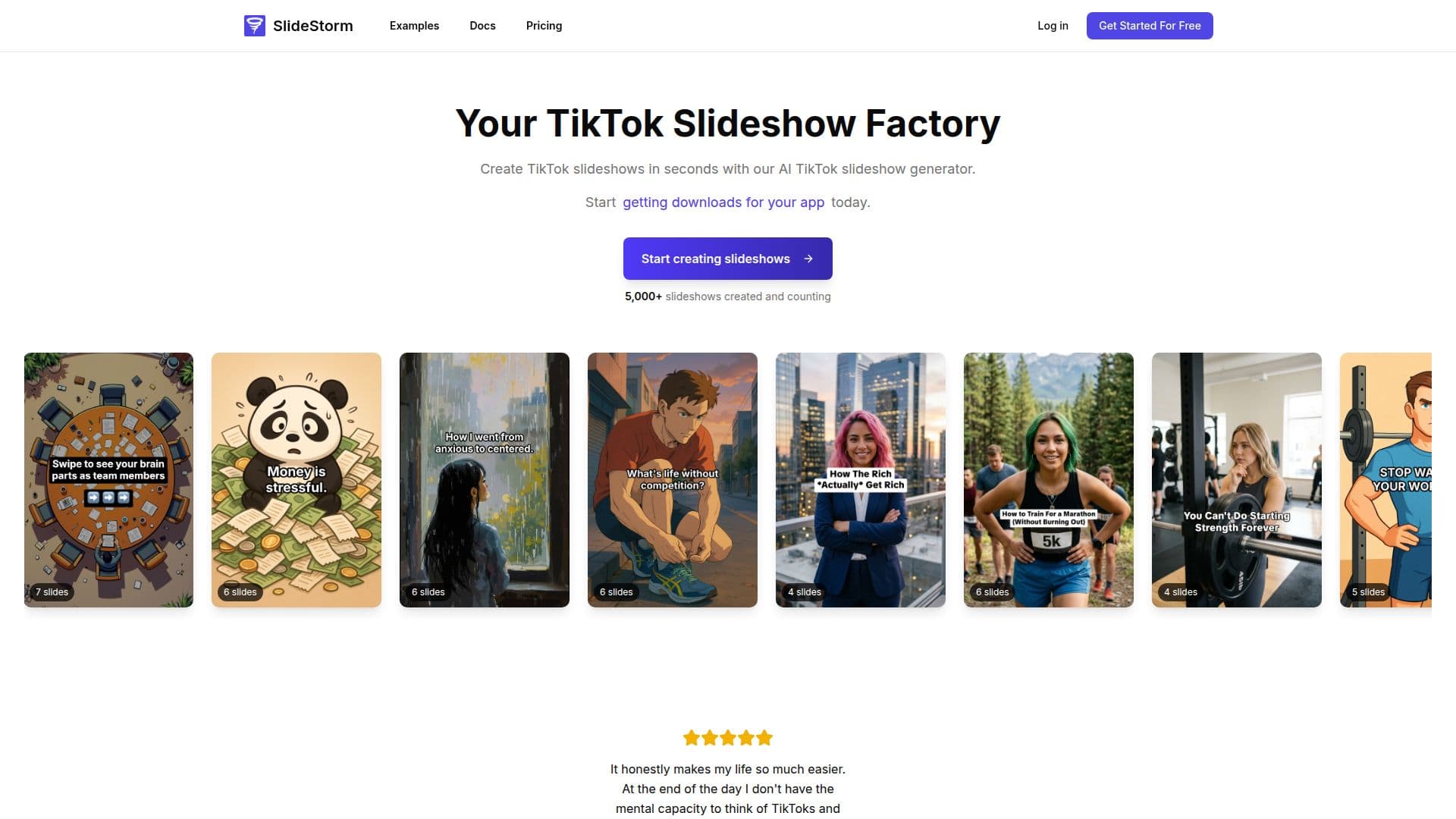 SlideStorm screenshot