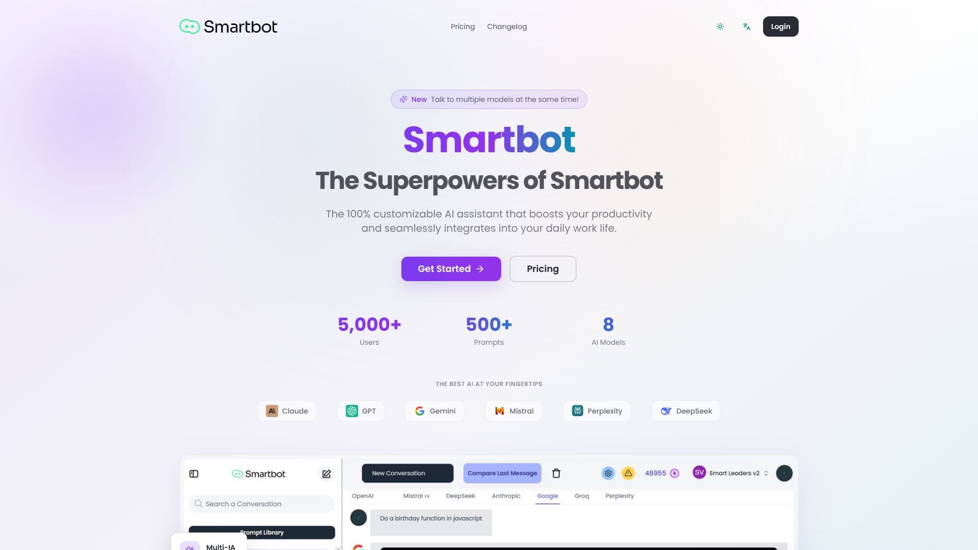 Smartbot - AI Platform screenshot