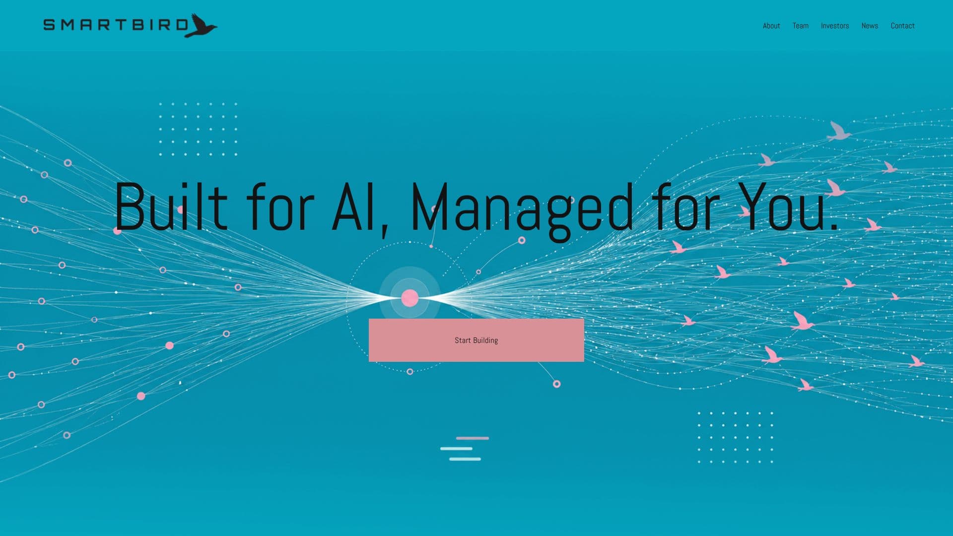 لقطة شاشة لـ Smartbird AI Infrastructure