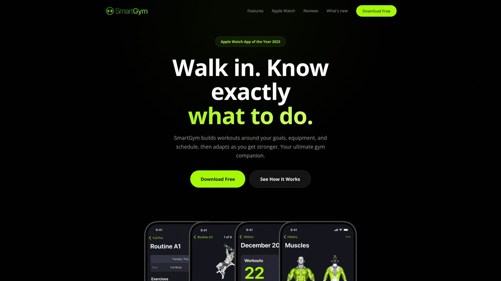 SmartGym AI Workout App のスクリーンショット
