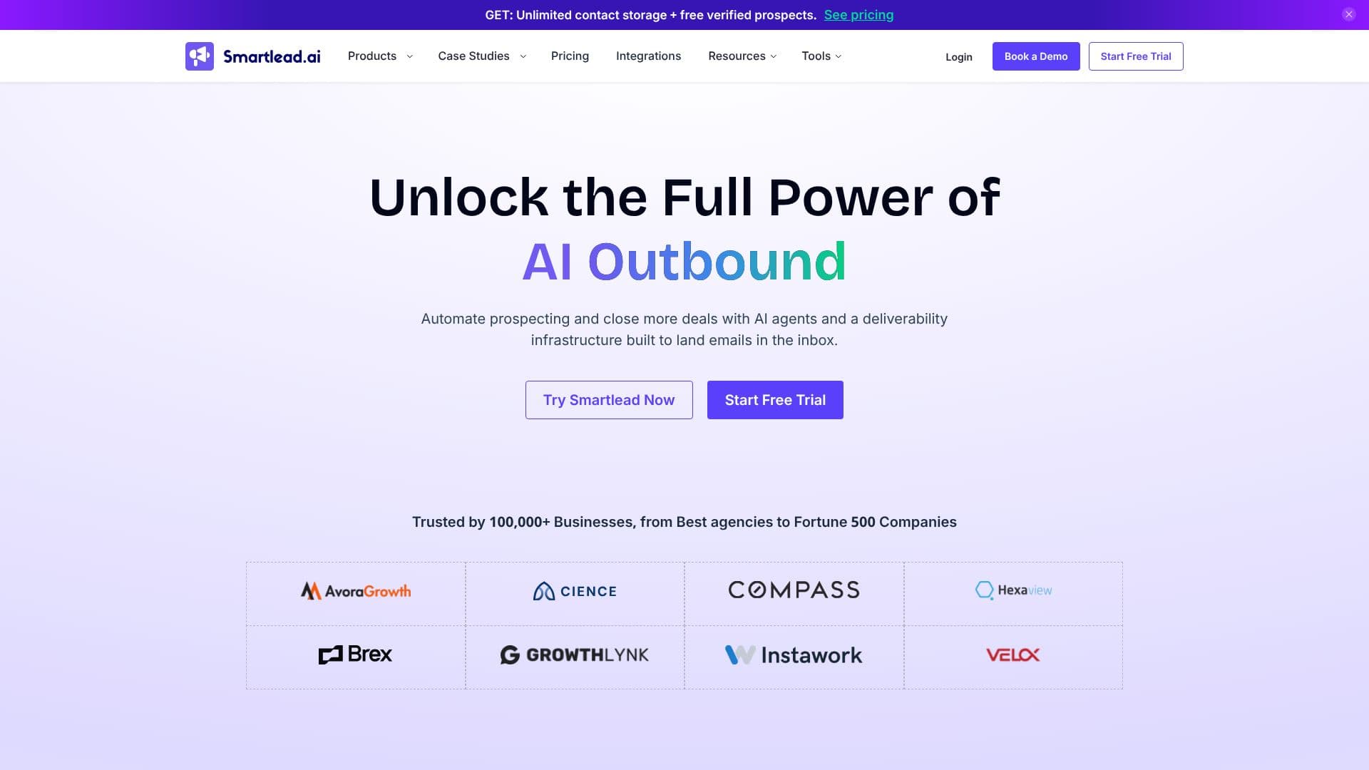 Tangkapan layar Perangkat Lunak Email Dingin Smartlead