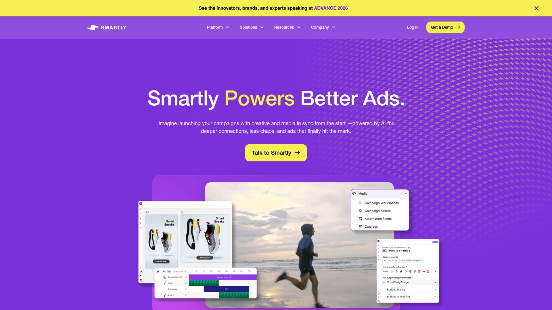 Smartly | AI Advertising Platform screenshot