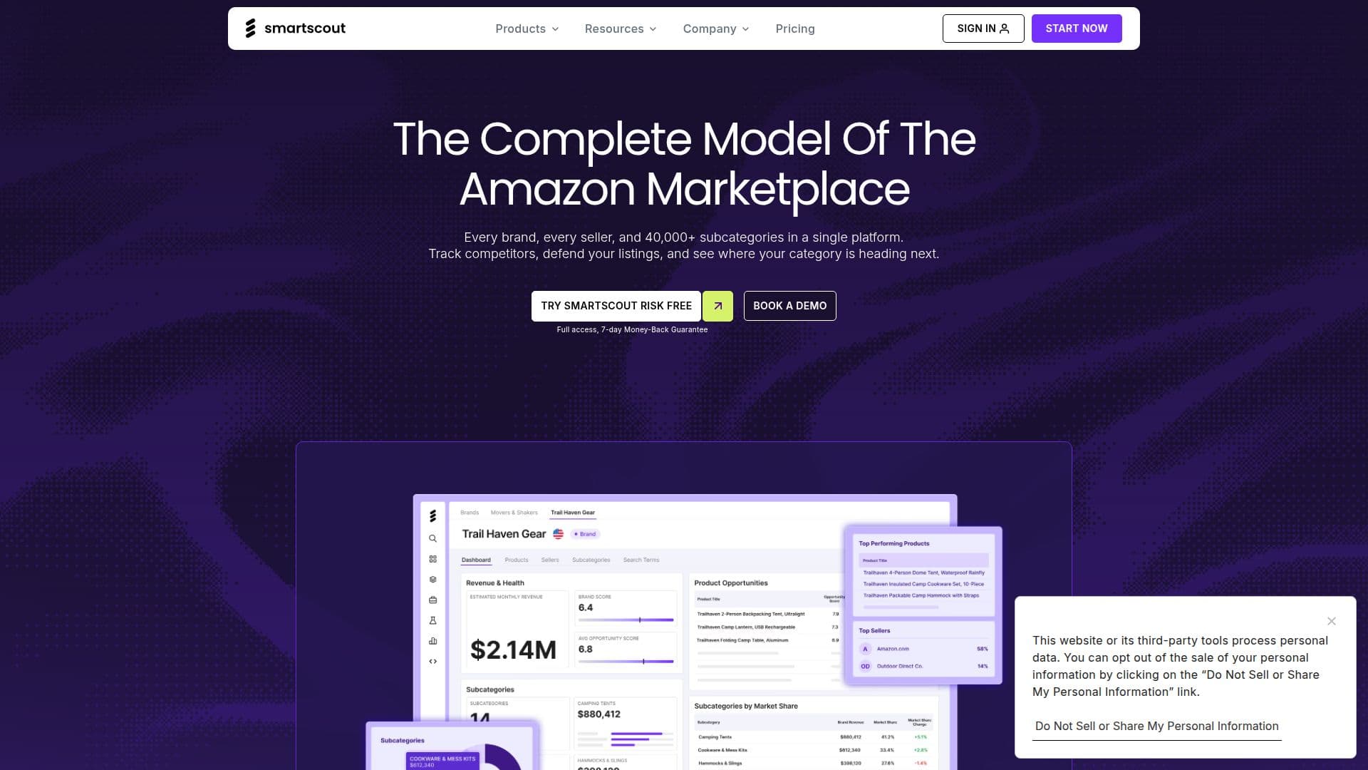 SmartScout screenshot
