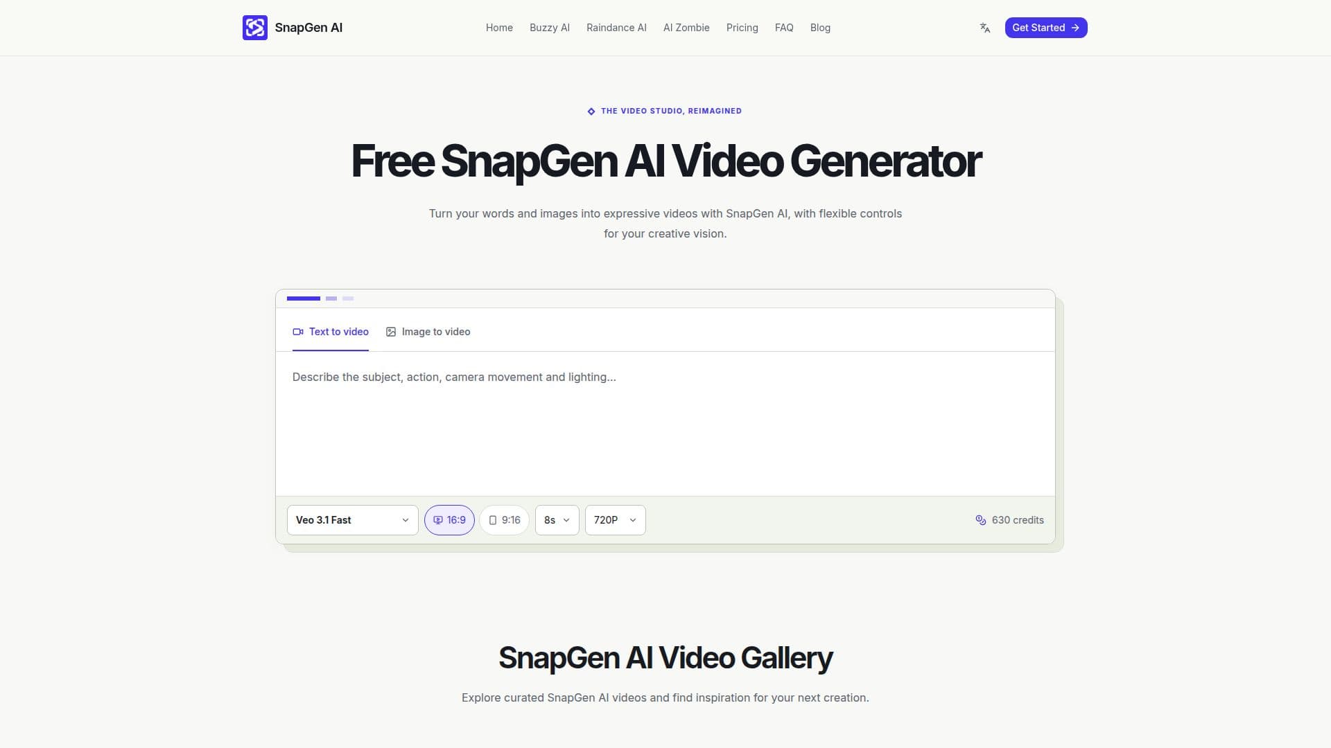 SnapGen AI screenshot