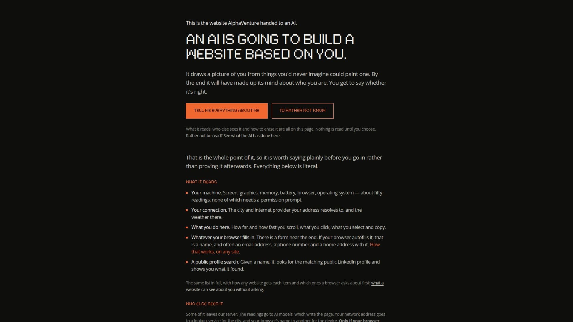 Snitch — AI Website Interaction Tracker screenshot