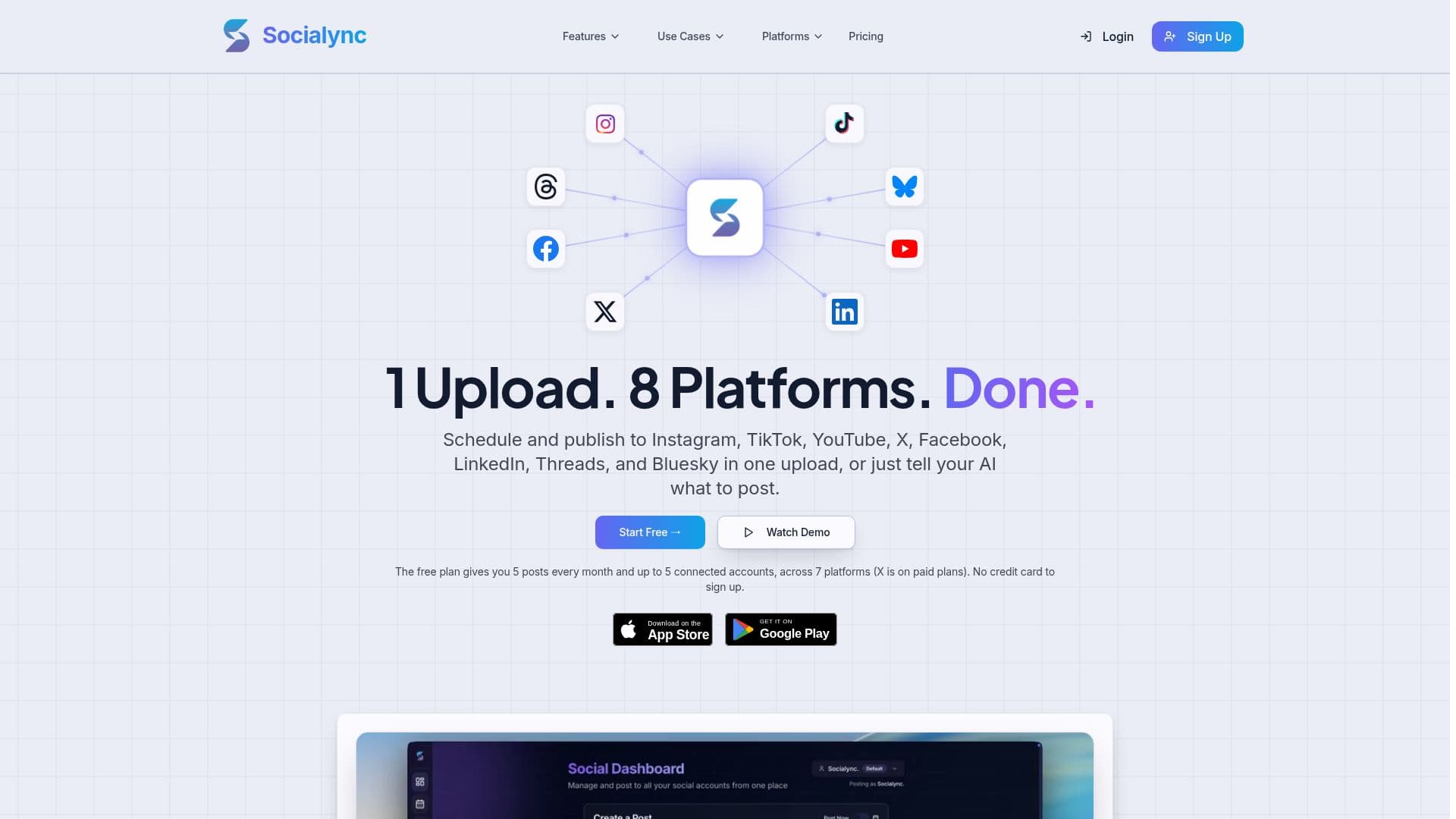 Socialync screenshot