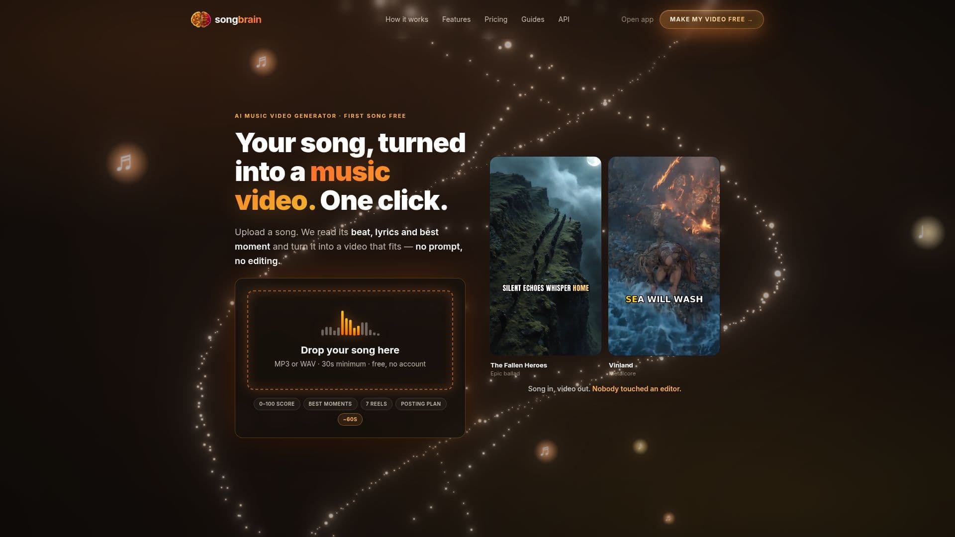 Tangkapan layar Songbrain