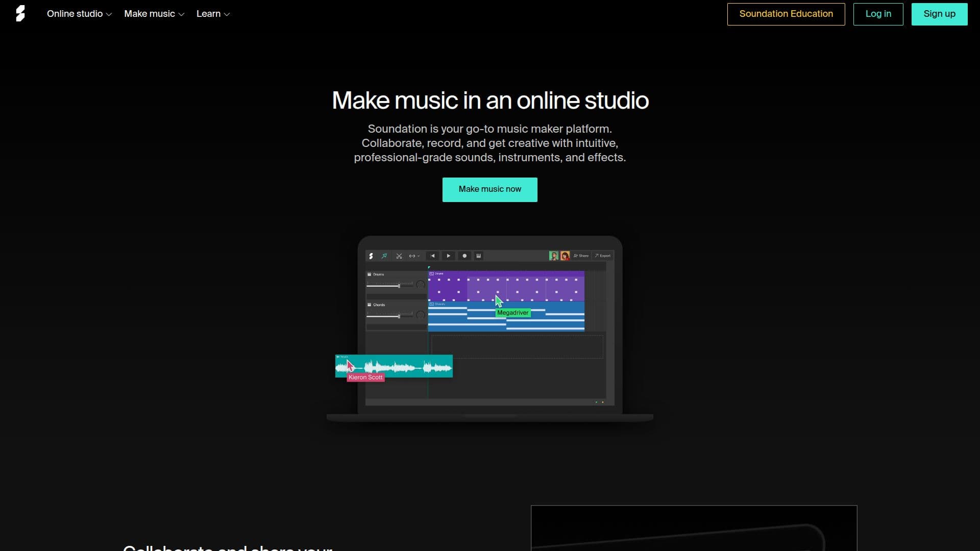 Soundation - Studio Musik Online screenshot