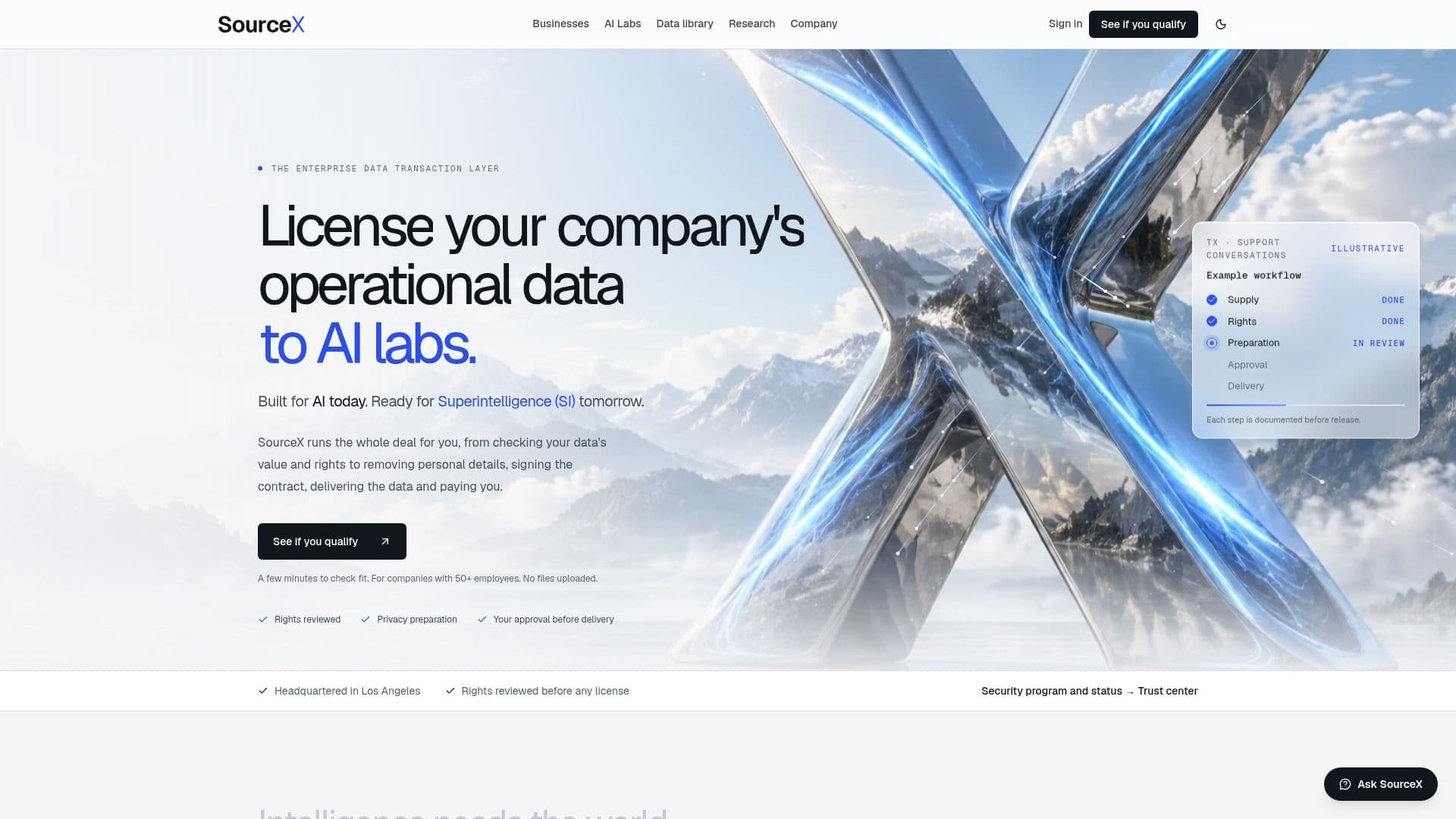 SourceX screenshot