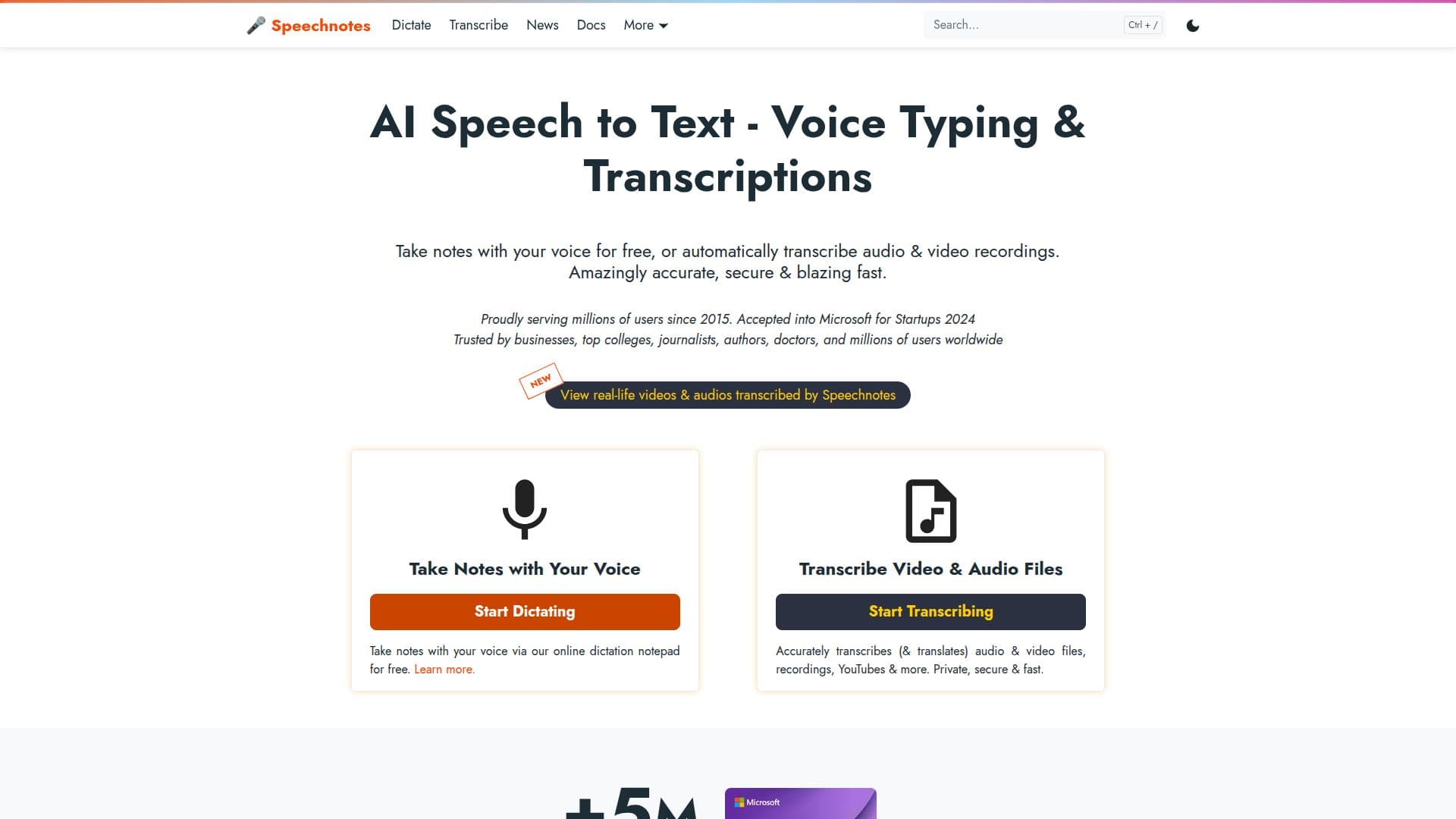 Speechnotes screenshot