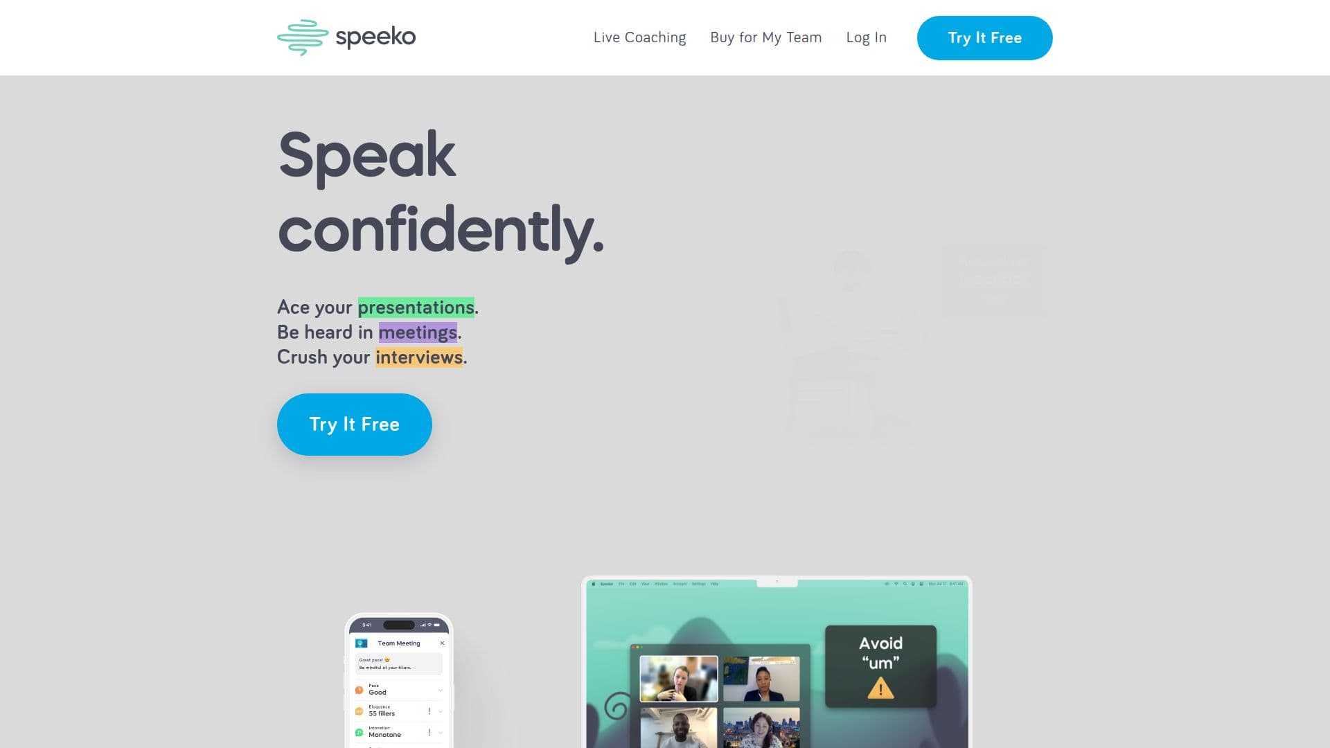 سبكو - مدرب الخطابة بالذكاء الاصطناعي screenshot