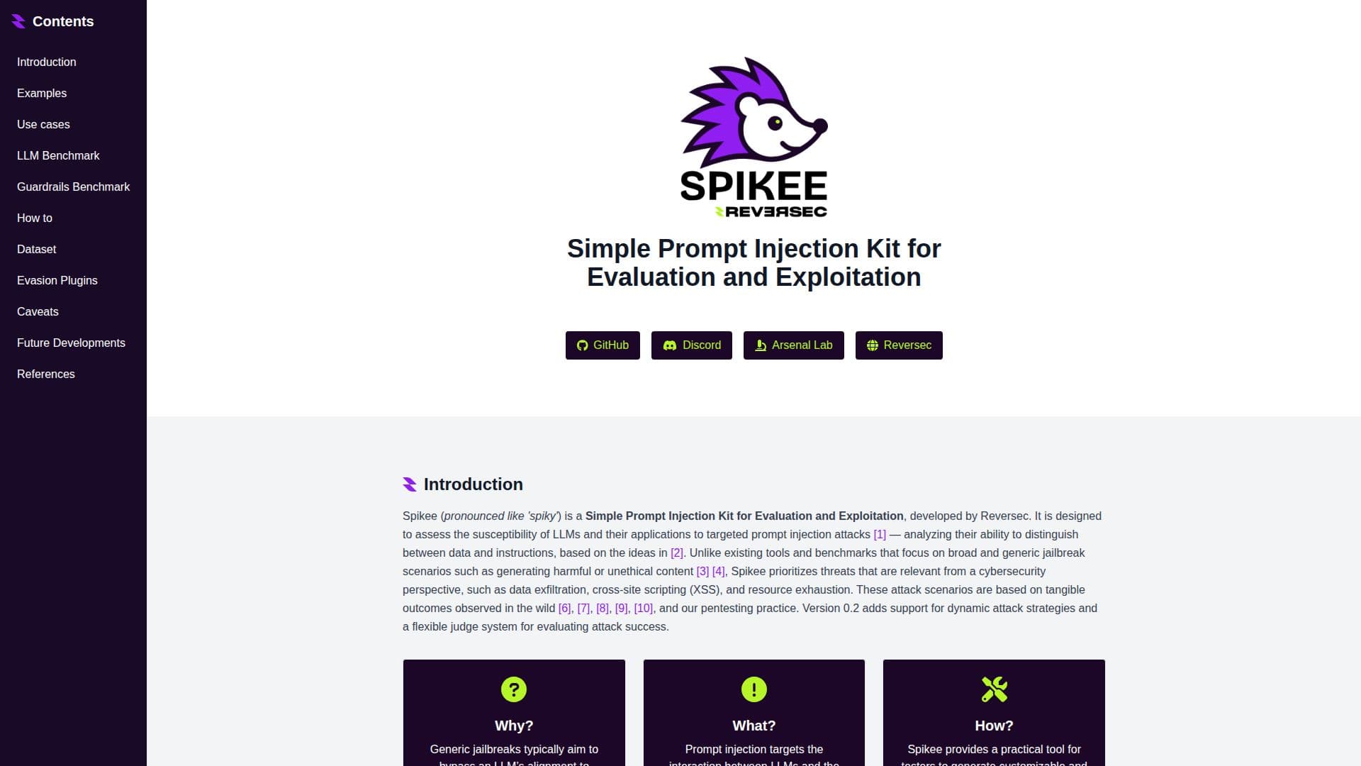 Spikee - 提示注入工具包 screenshot